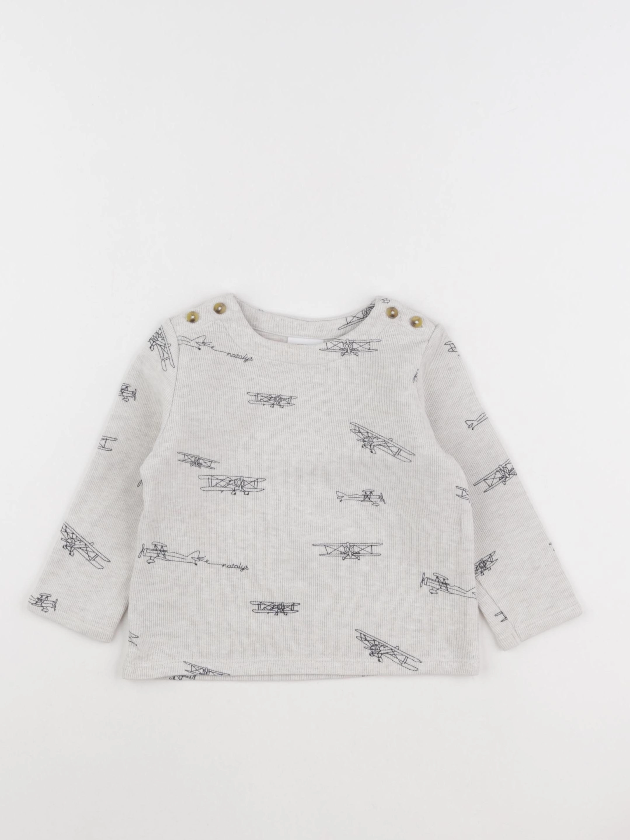 Natalys - sweat beige - 24 mois