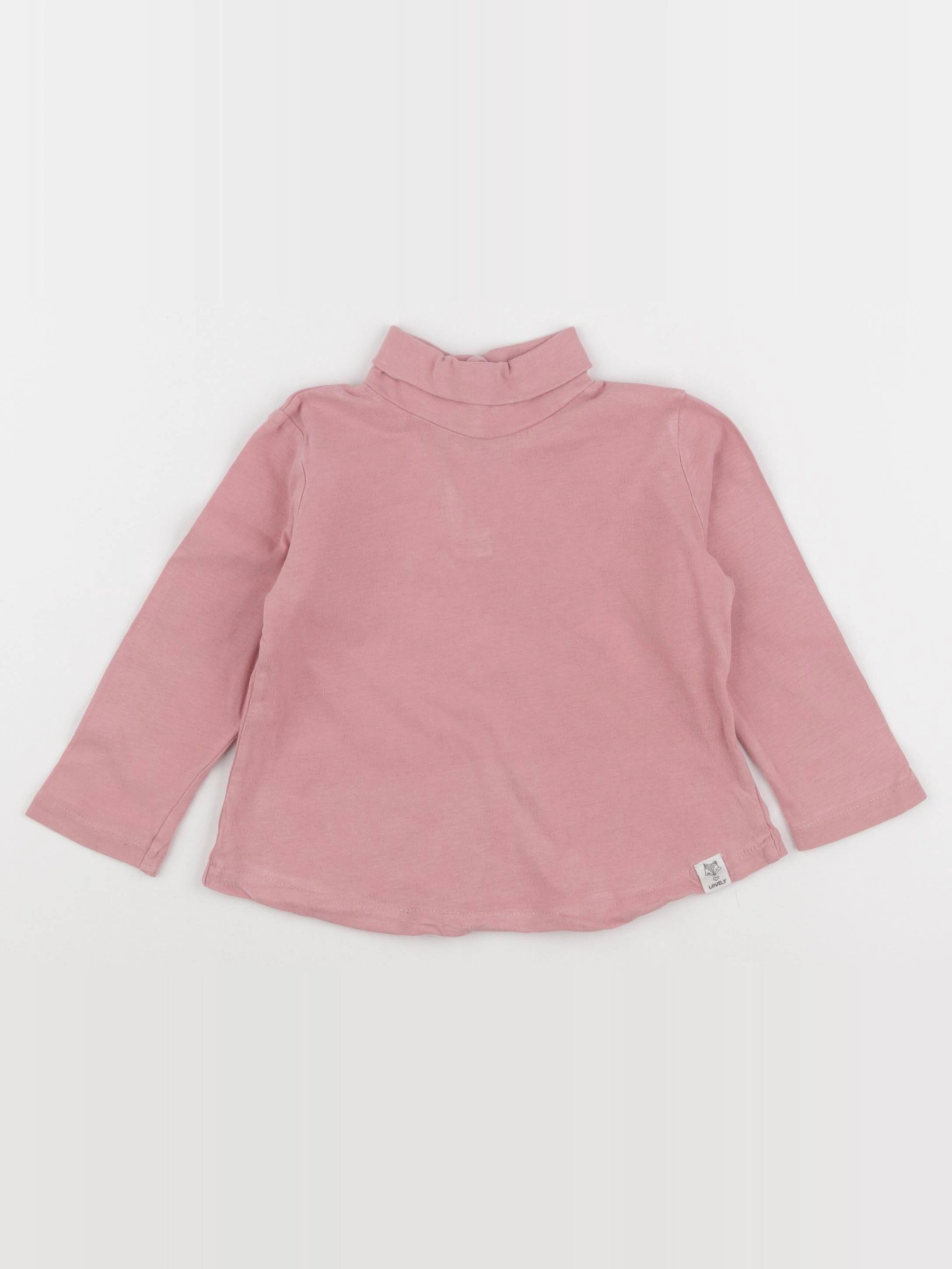 Zara - sous-pull rose - 12/18 mois