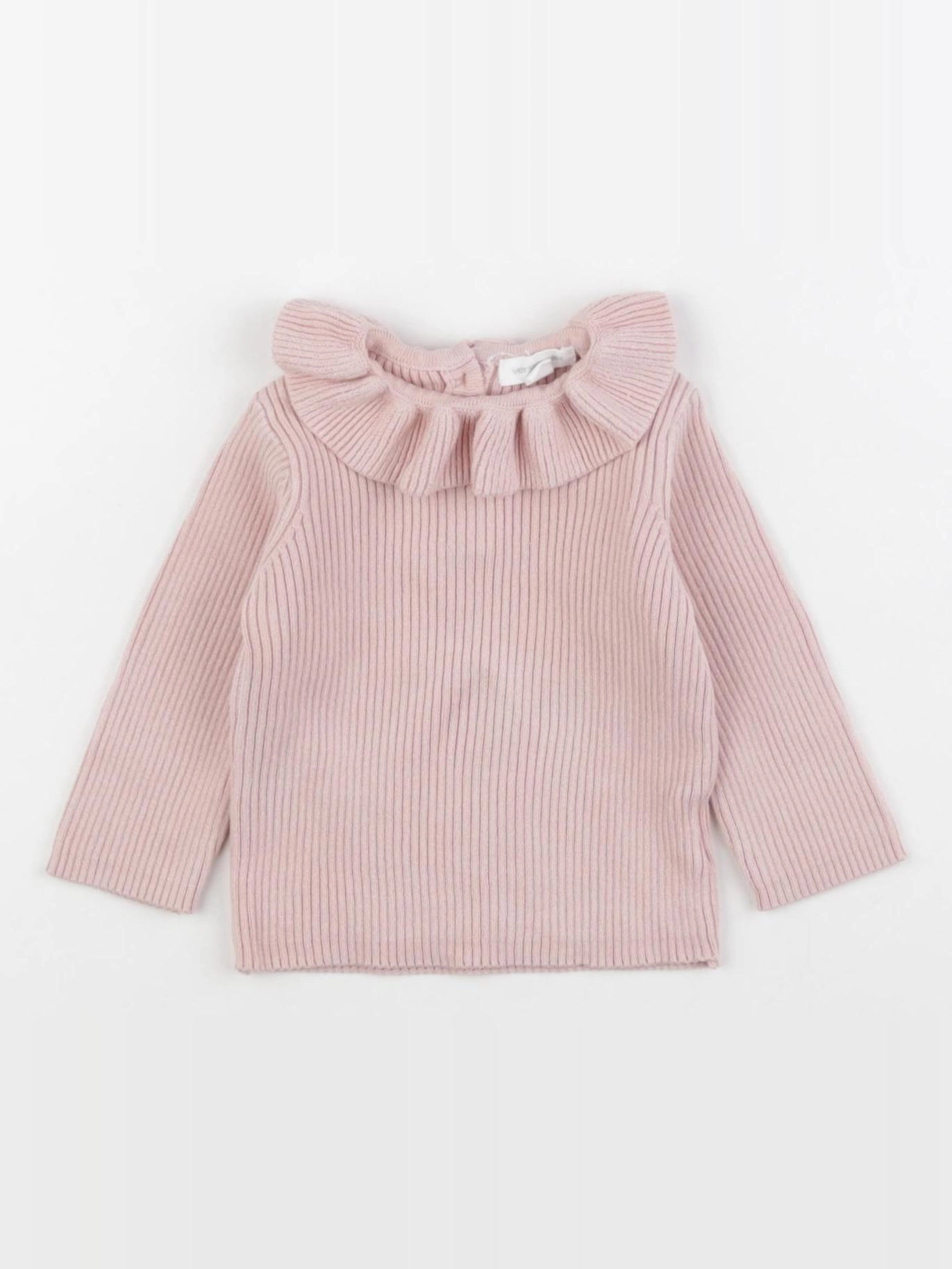 Vertbaudet - pull rose - 3 mois