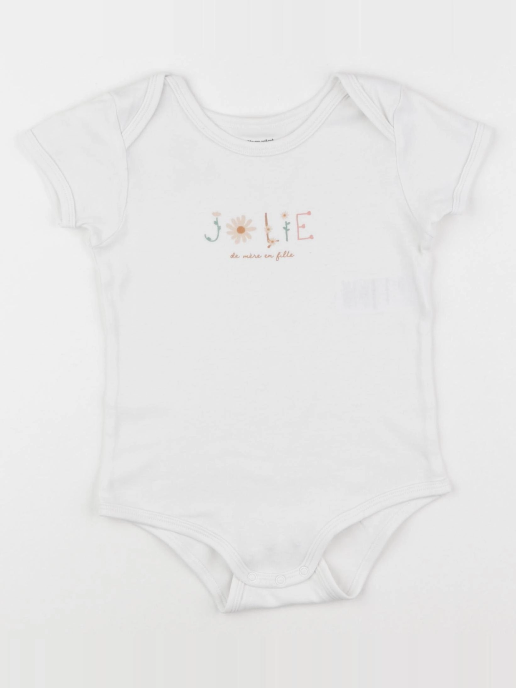 Vertbaudet - body blanc - 36 mois