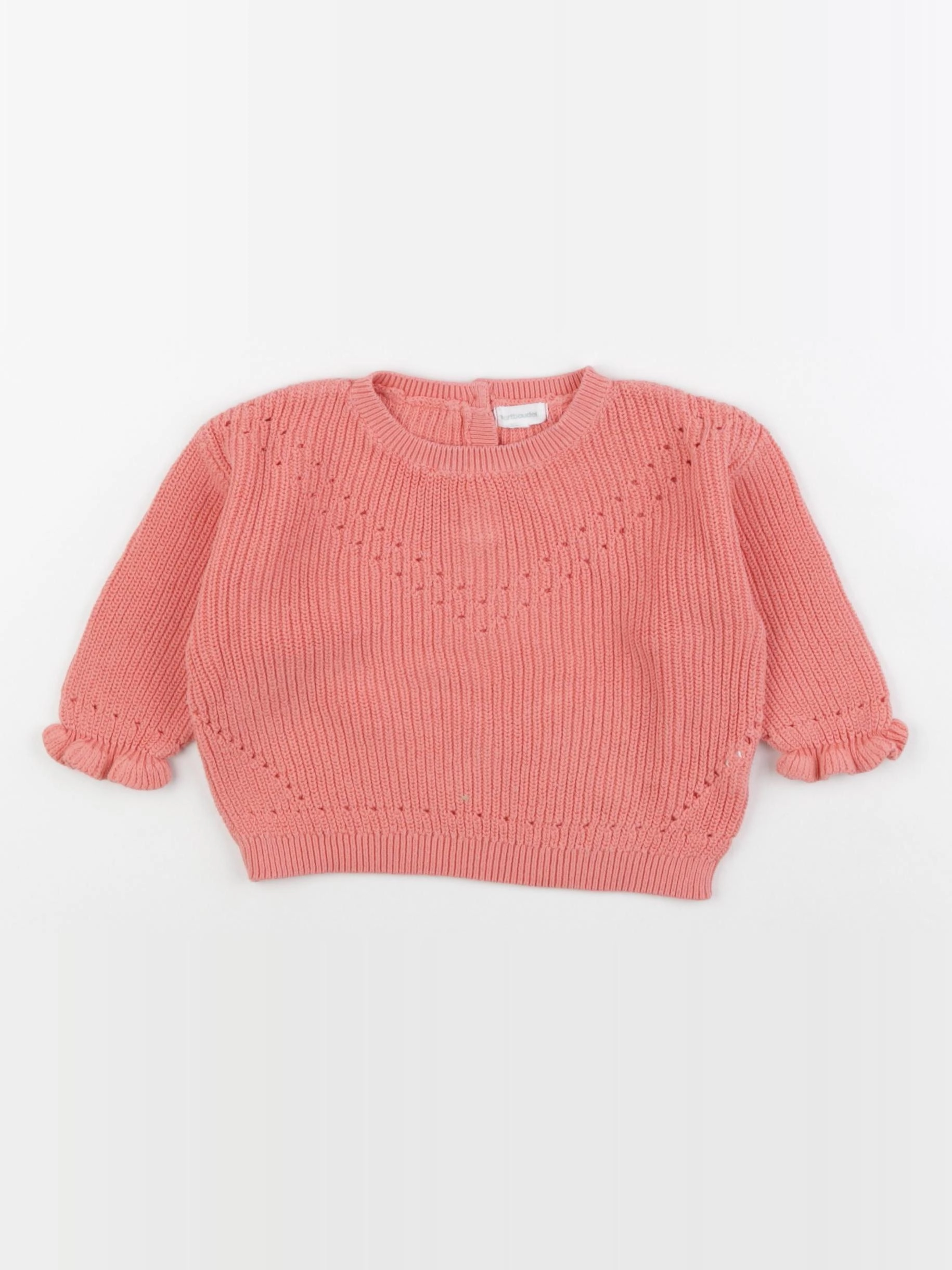 Vertbaudet - pull rose - 12 mois