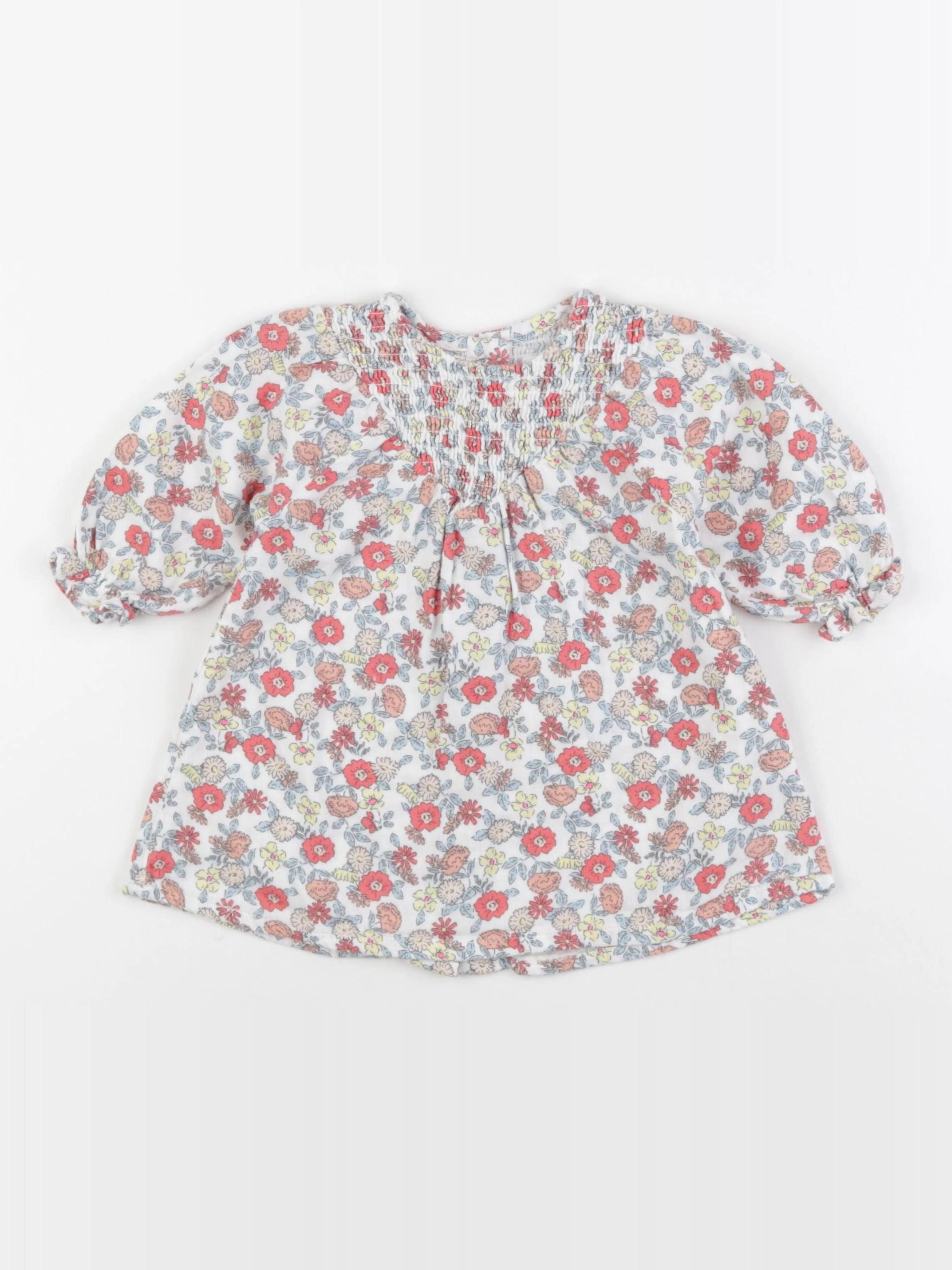 Vertbaudet - robe multicolore - 6 mois