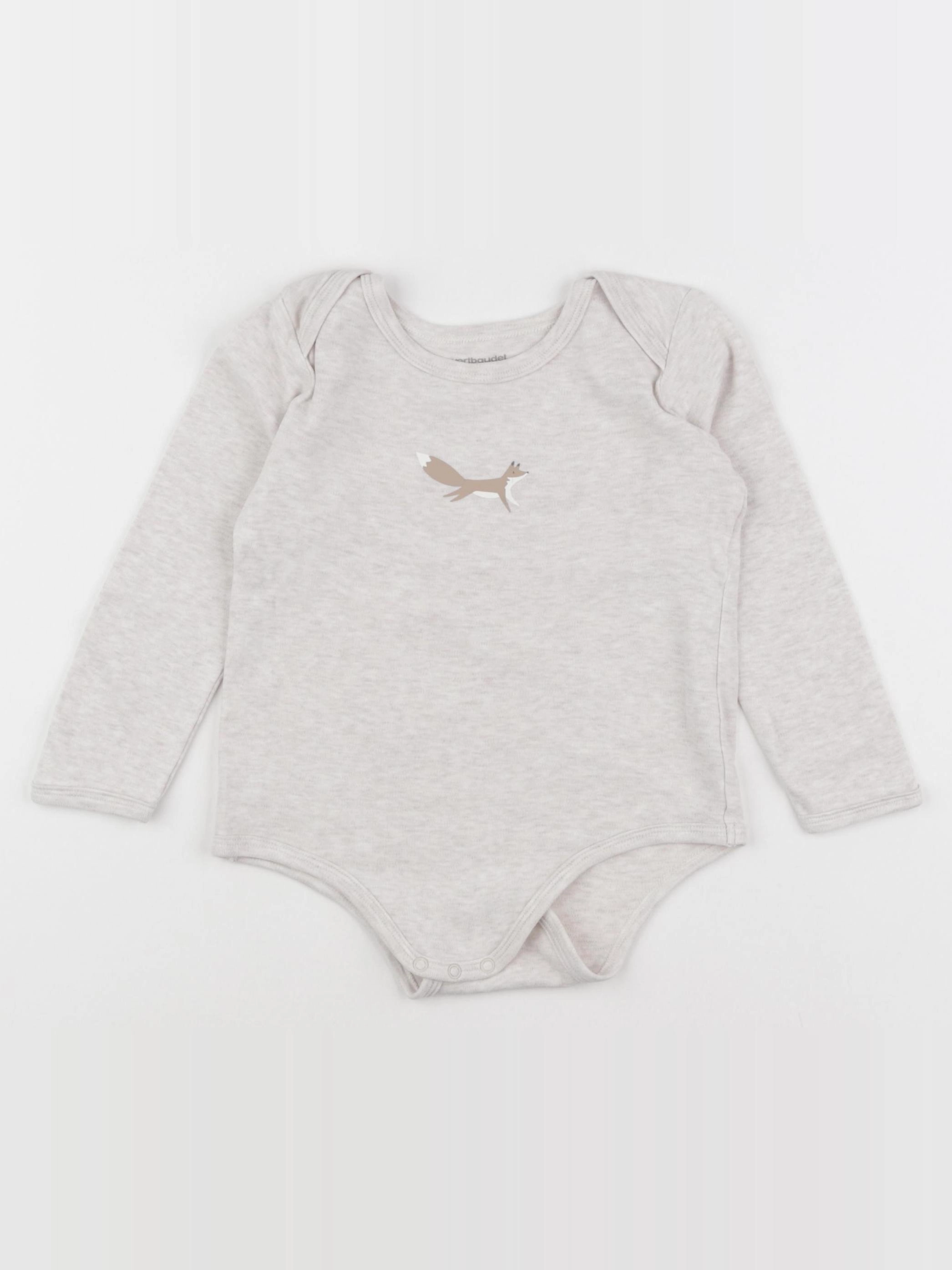 Vertbaudet - body beige - 36 mois