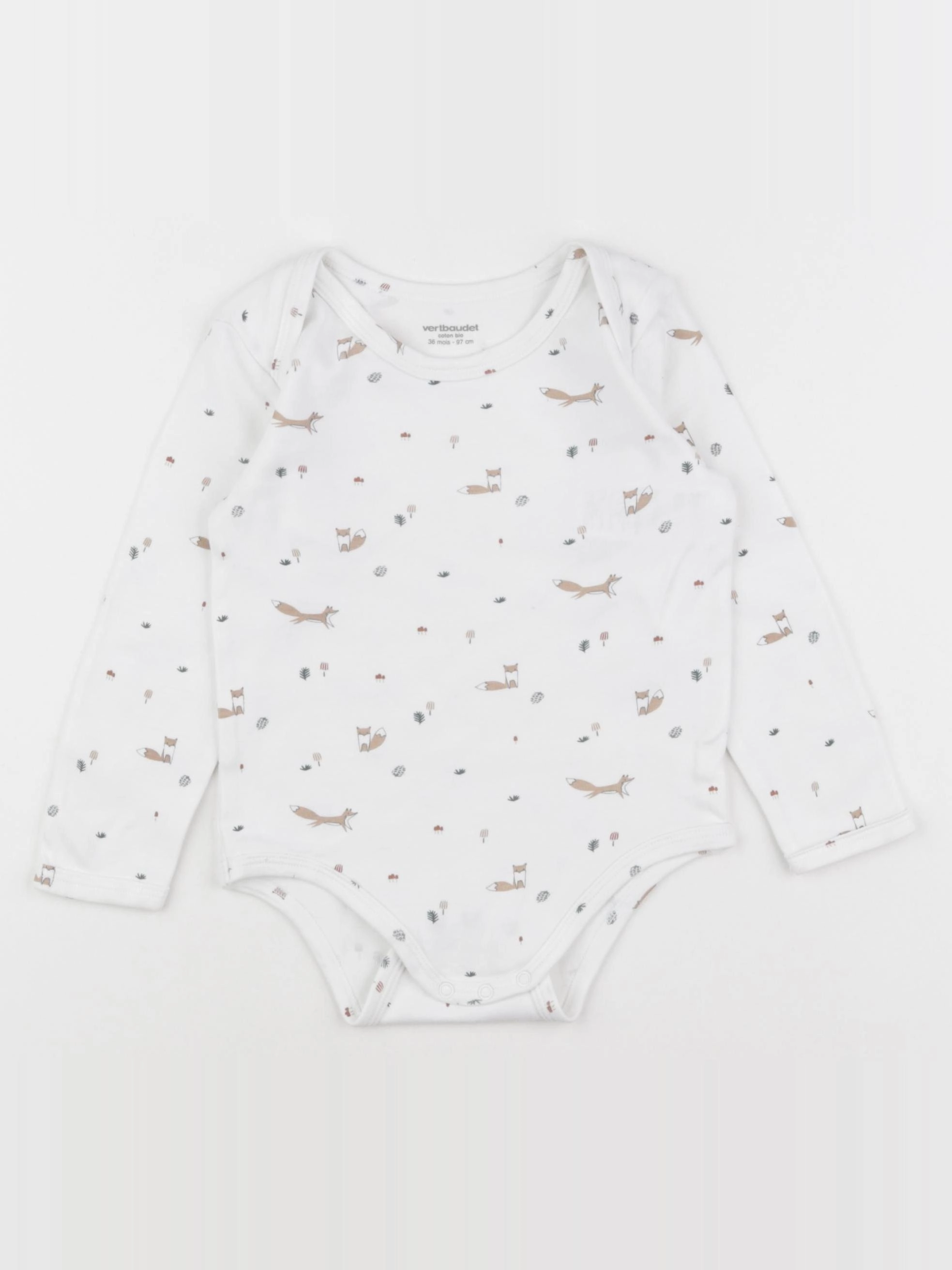 Vertbaudet - body blanc - 36 mois