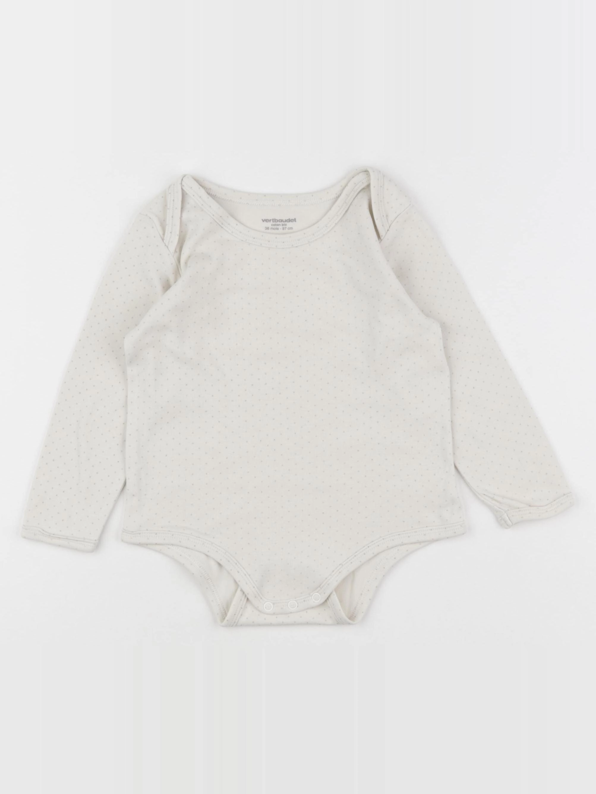 Vertbaudet - body beige, or - 36 mois