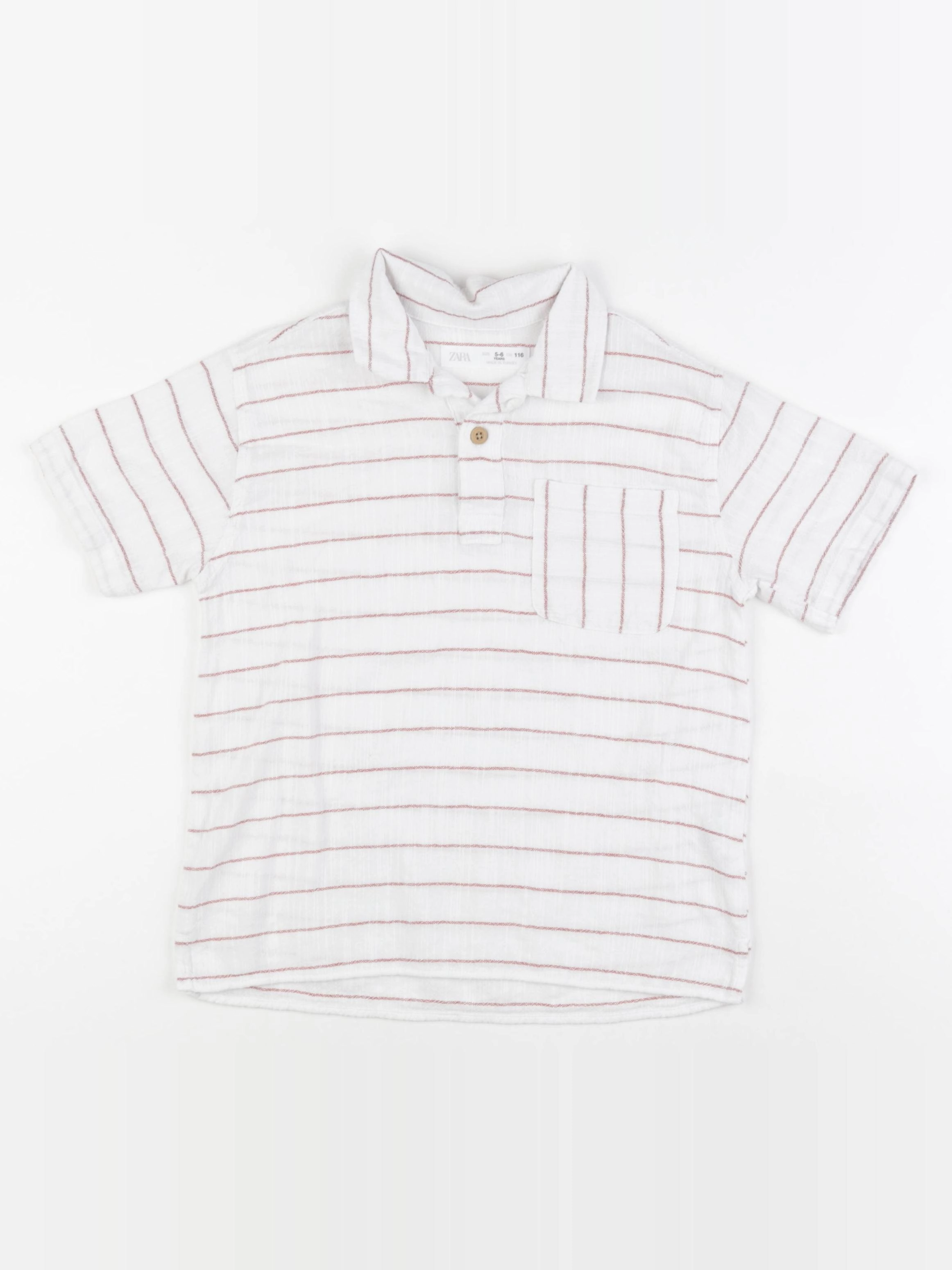 Zara - chemise blanc - 5/6 ans