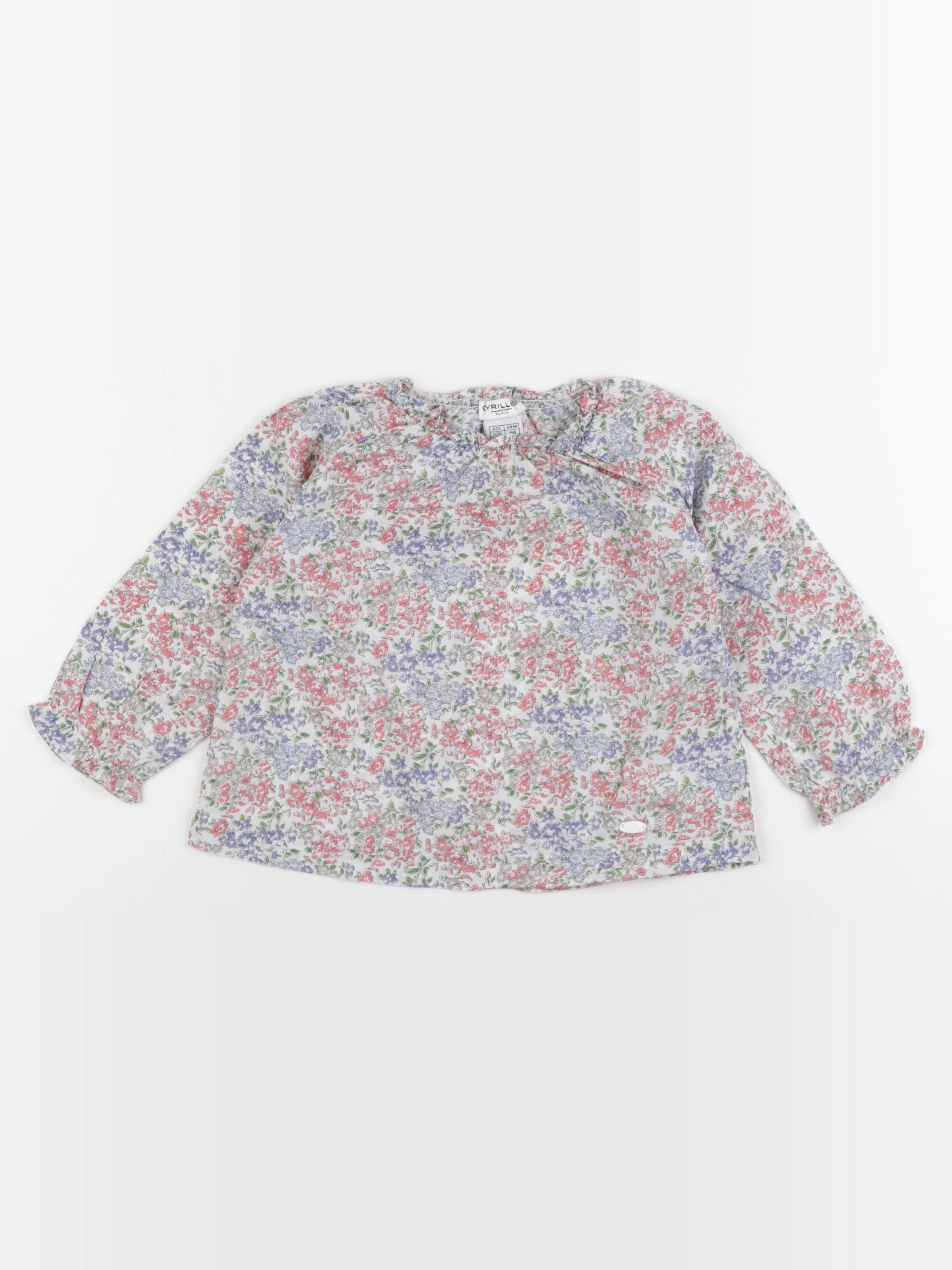 Cyrillus - blouse multicolore - 24 mois