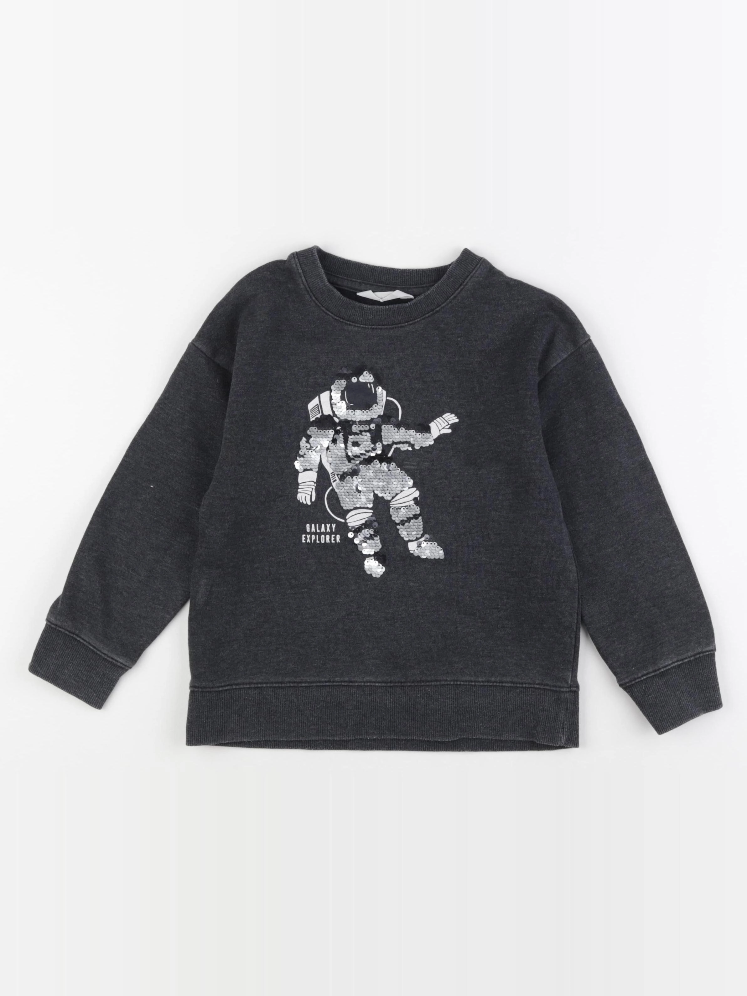 Mango - sweat gris - 5/6 ans