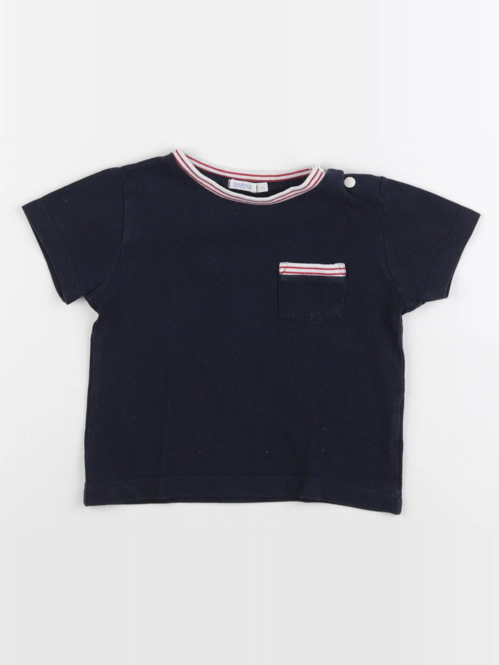 Boutchou - tee-shirt bleu - 24 mois