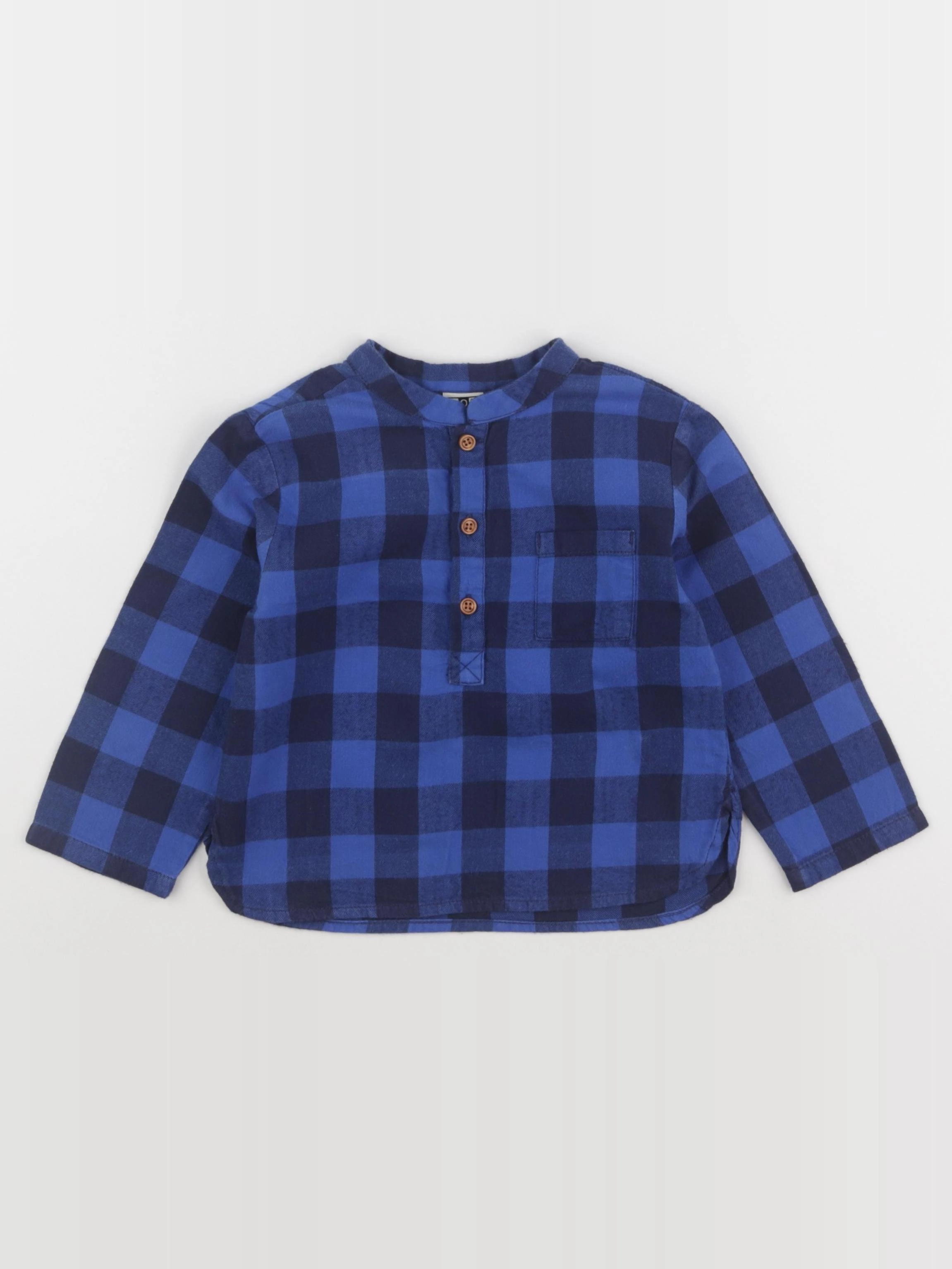Bonton - chemise bleu - 2 ans