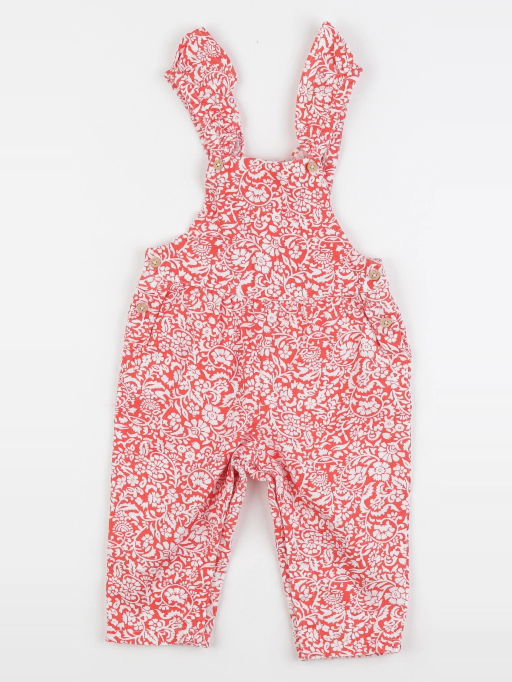 Boutchou - salopette rouge - 6 mois