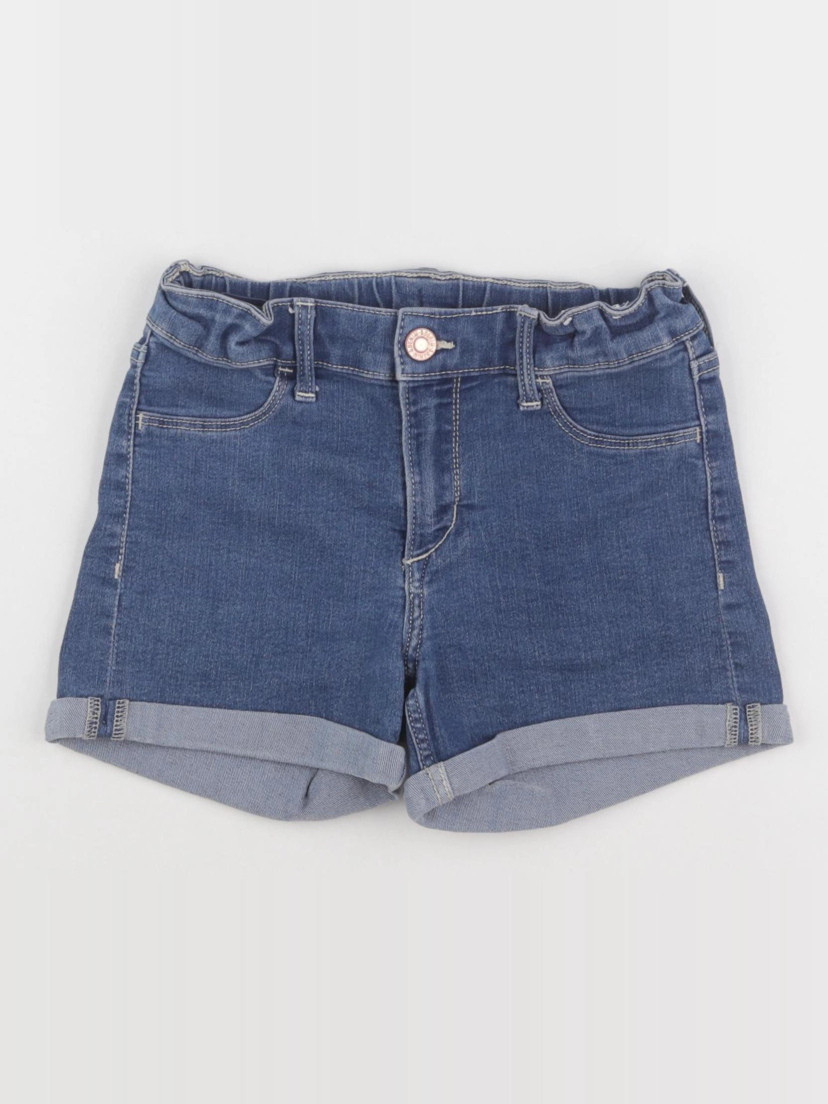 H&M - short bleu - 8/9 ans