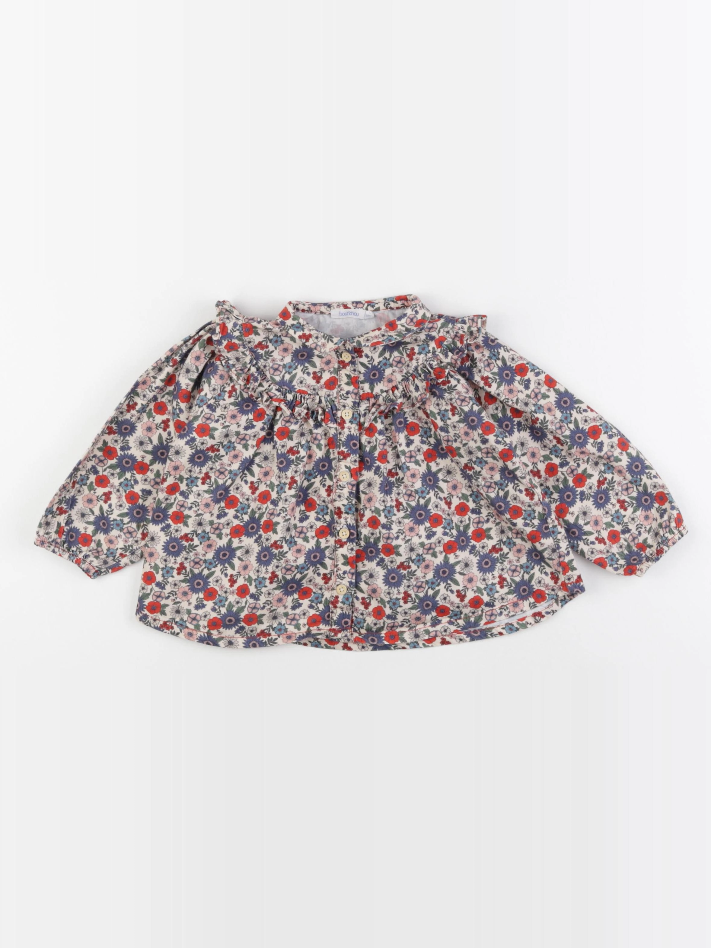 Boutchou - blouse multicolore - 18 mois
