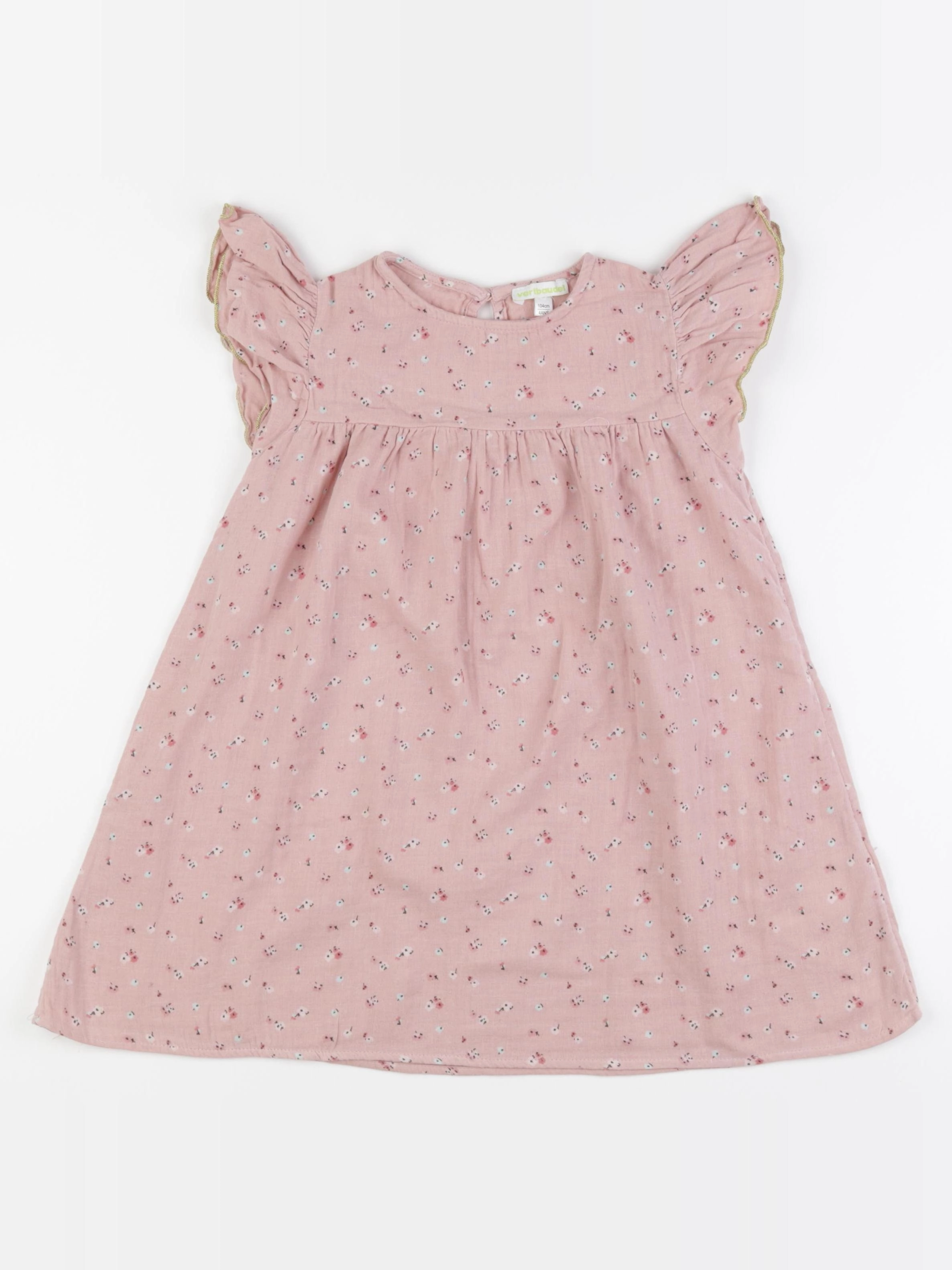 Vertbaudet - robe rose - 4 ans