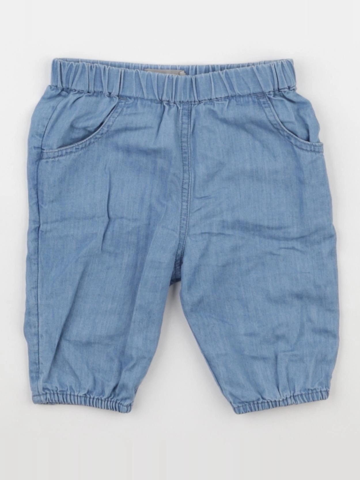 Boutchou - pantalon bleu - 3 mois