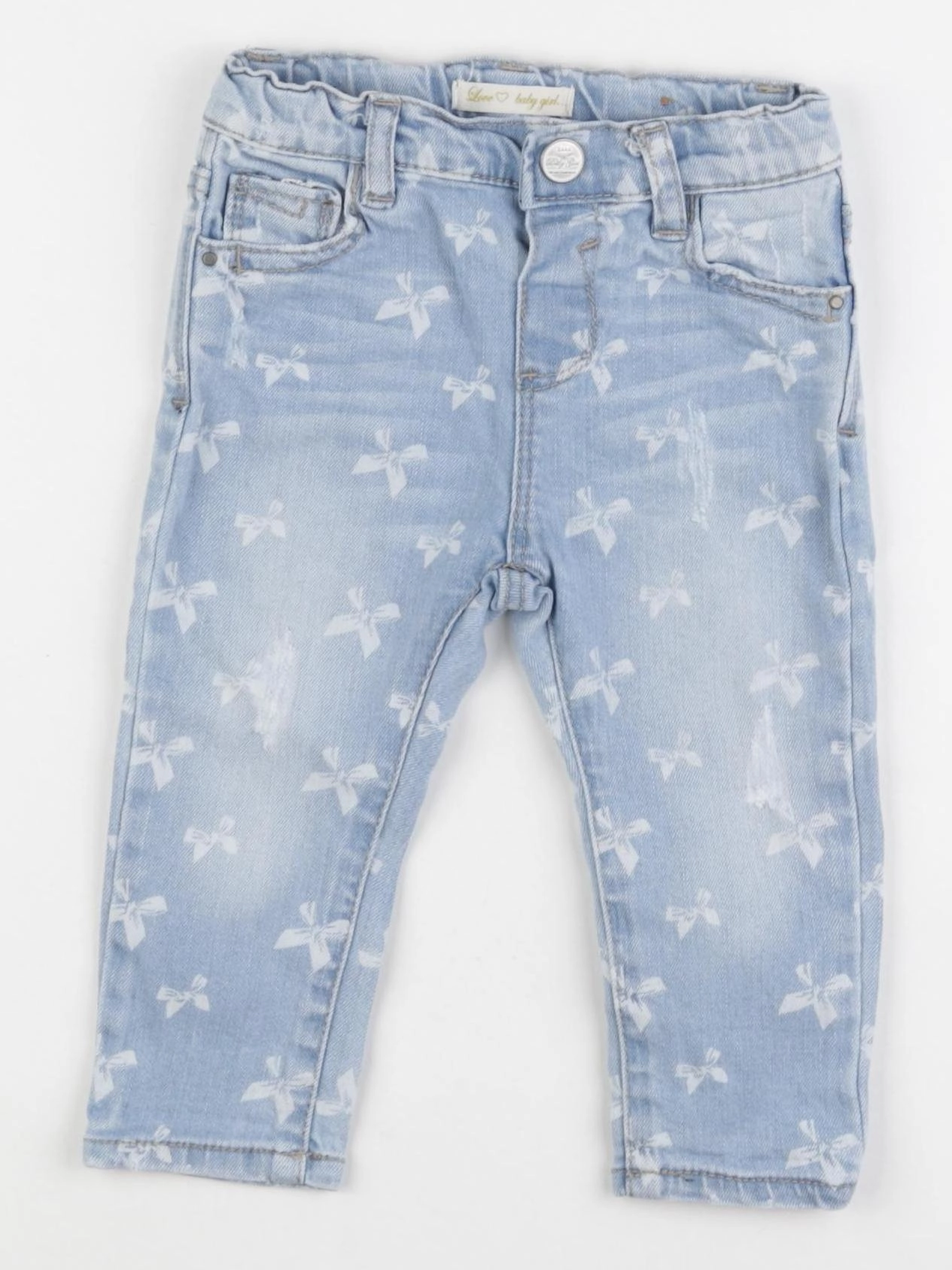 Zara - jean bleu - 6/9 mois