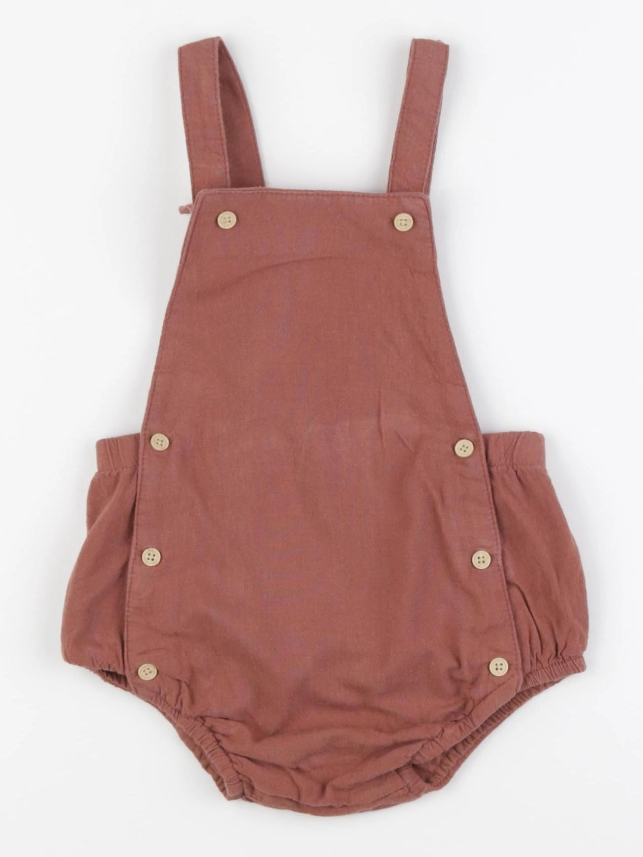 Vertbaudet - combinaison marron - 18 mois