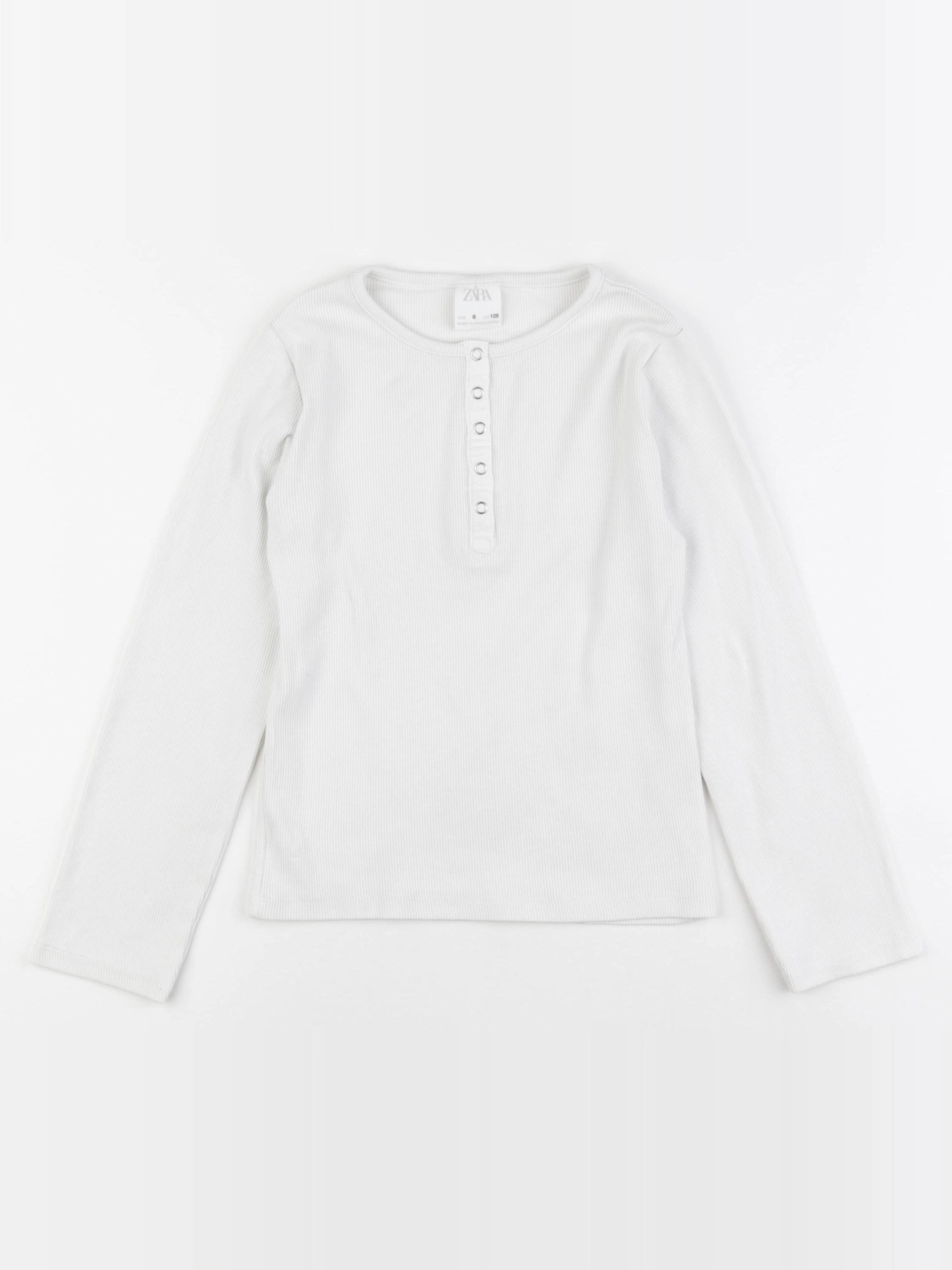 Zara - tee-shirt blanc - 8 ans