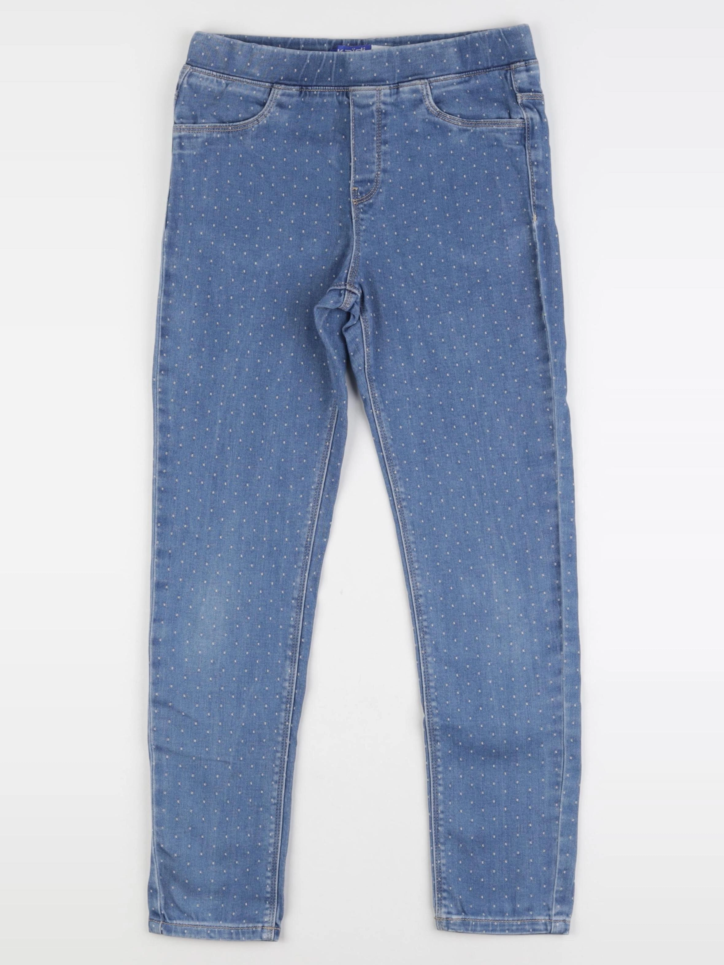 Okaidi - jegging bleu - 10 ans