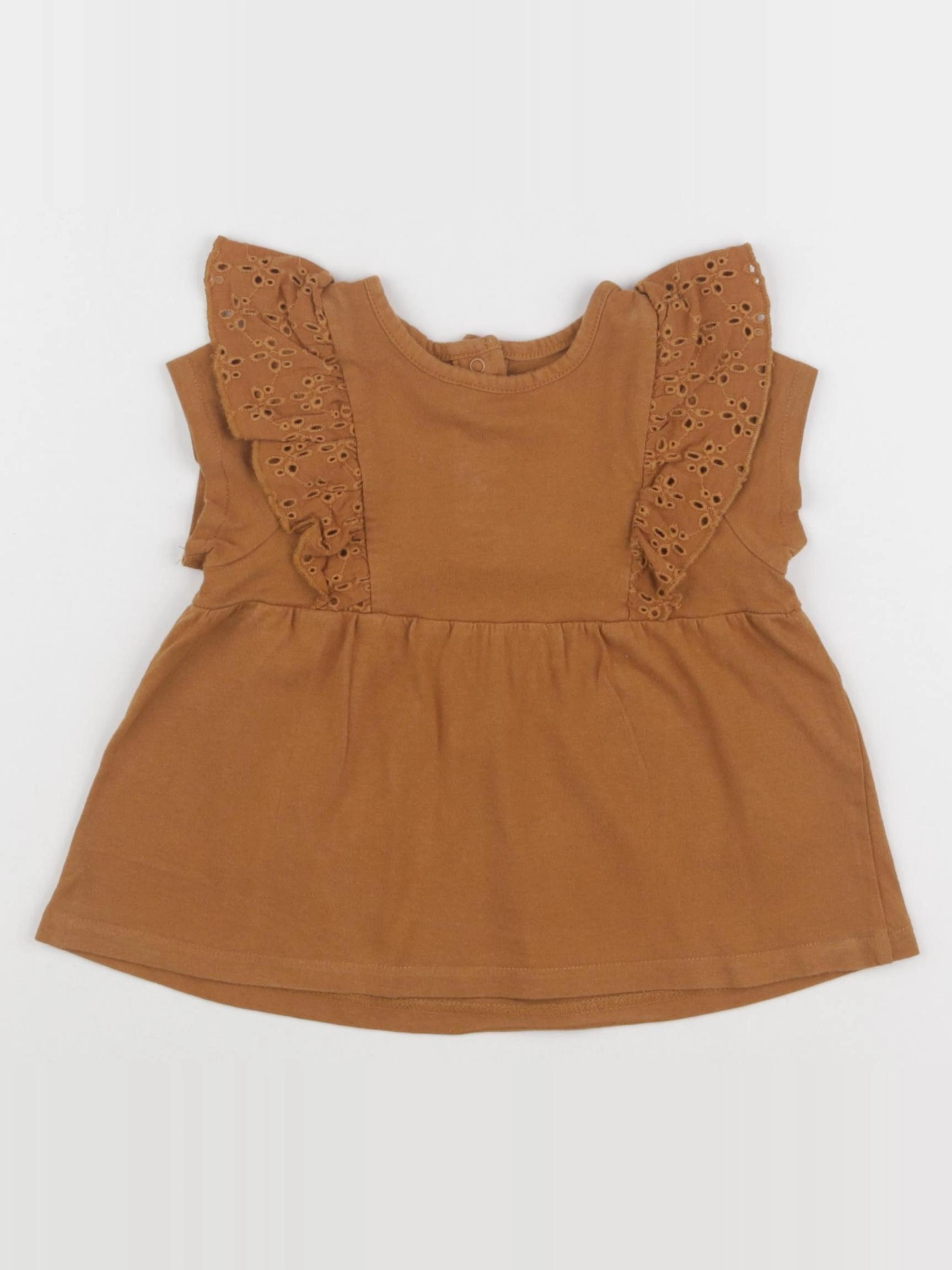 Vertbaudet - tee-shirt marron - 2 ans