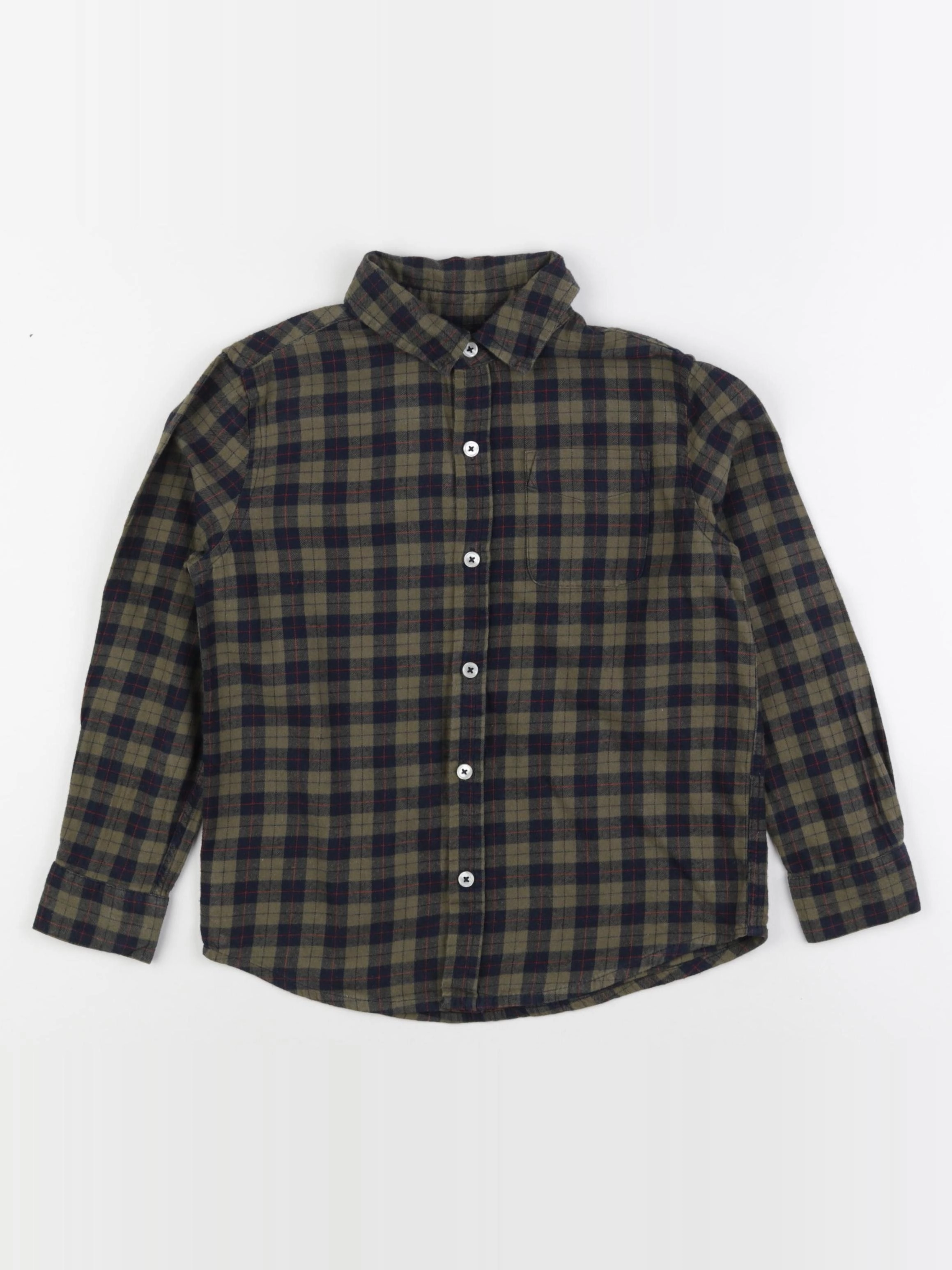Monoprix - chemise vert - 6 ans