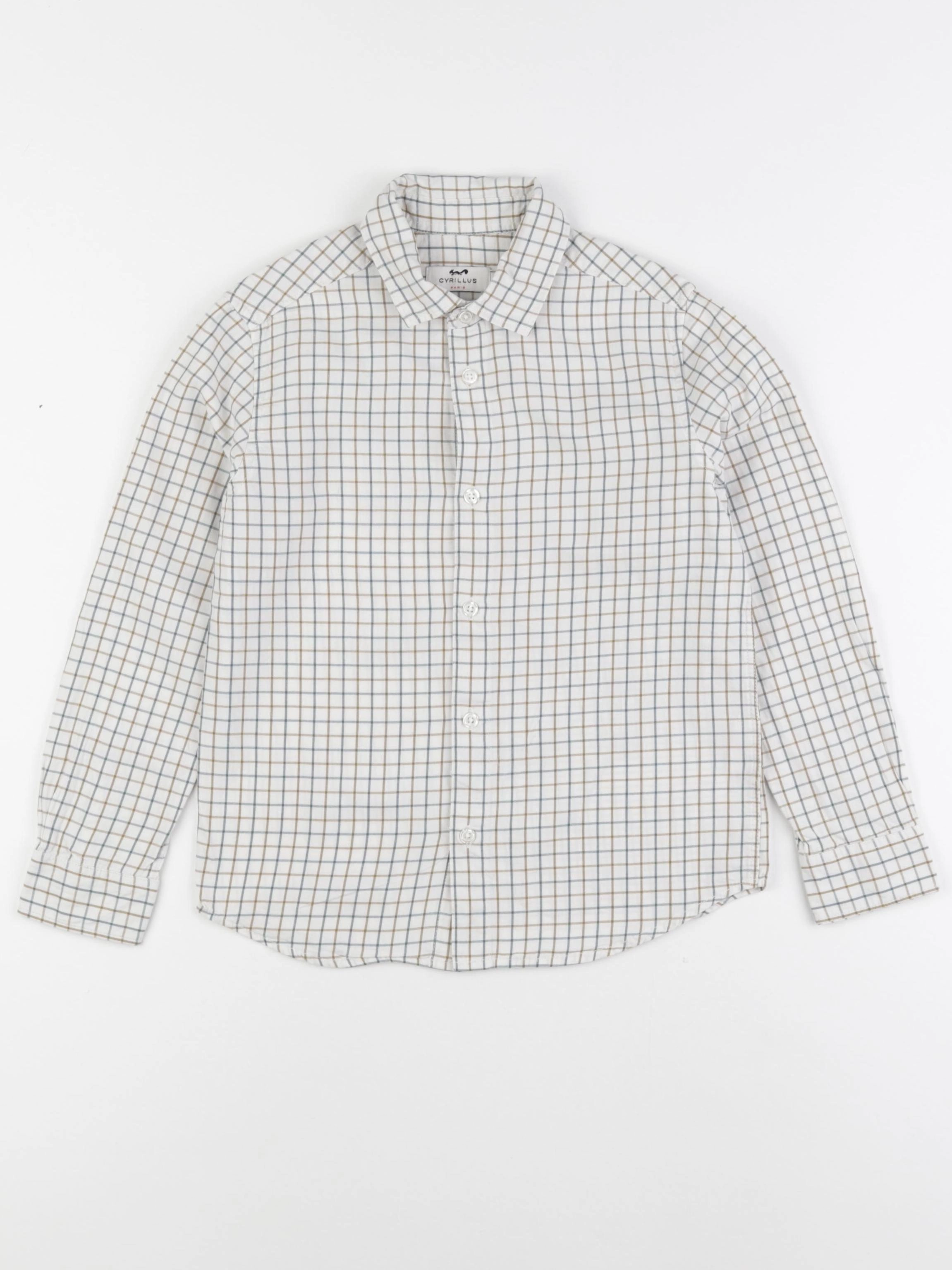 Cyrillus - chemise beige - 8 ans