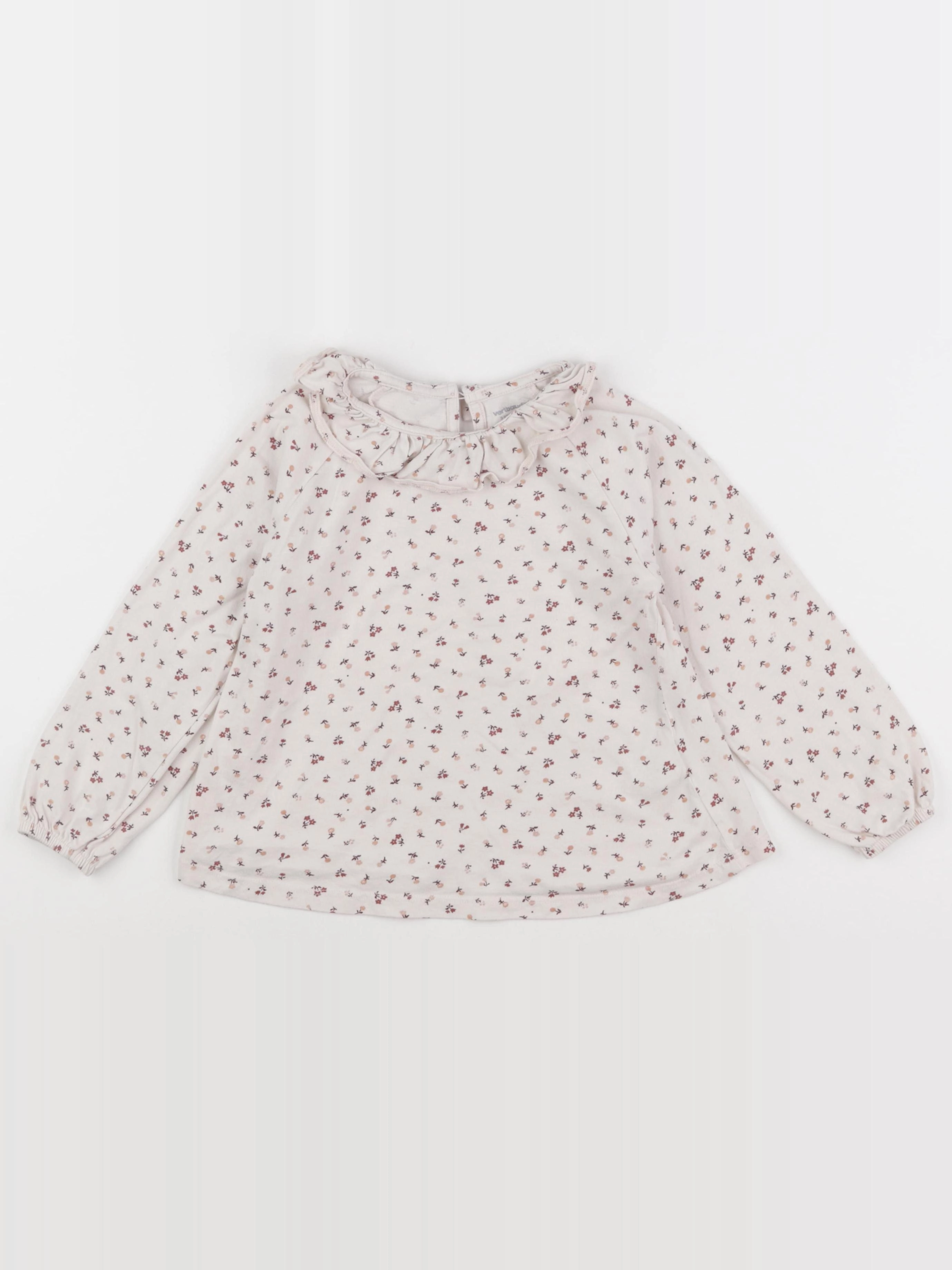 Vertbaudet - tee-shirt beige - 5 ans