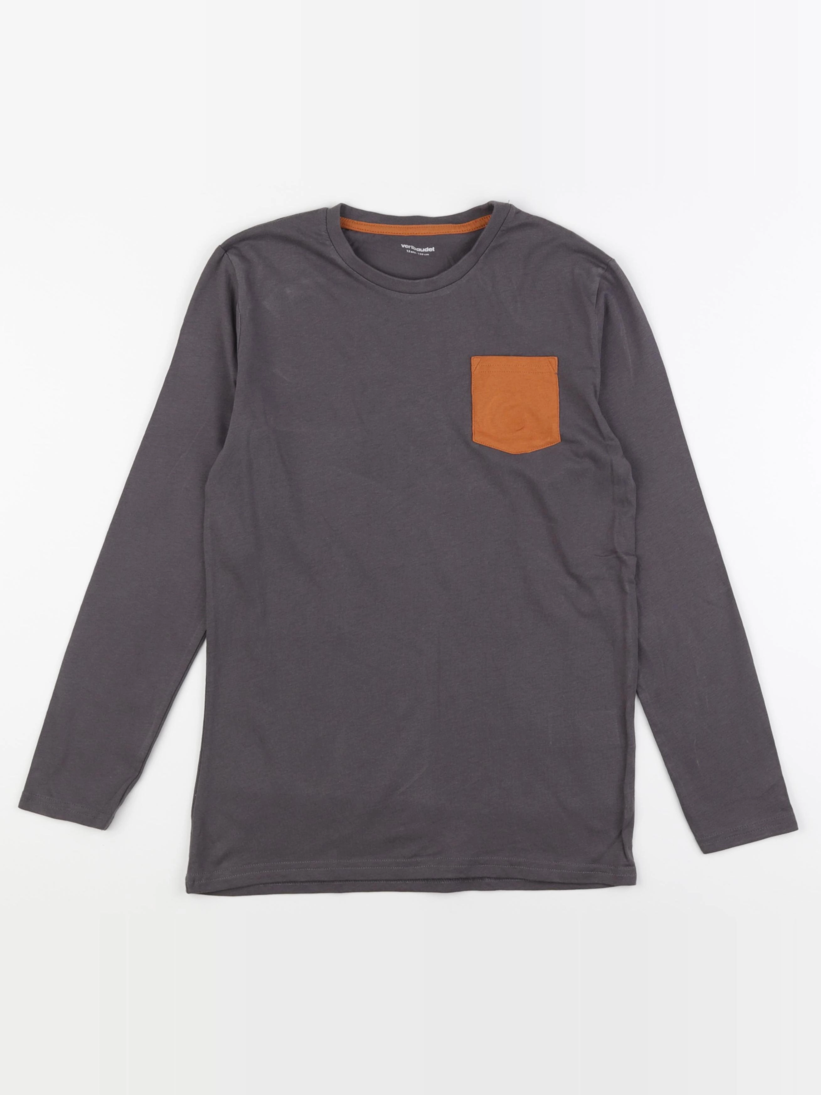 Vertbaudet - tee-shirt gris - 12 ans