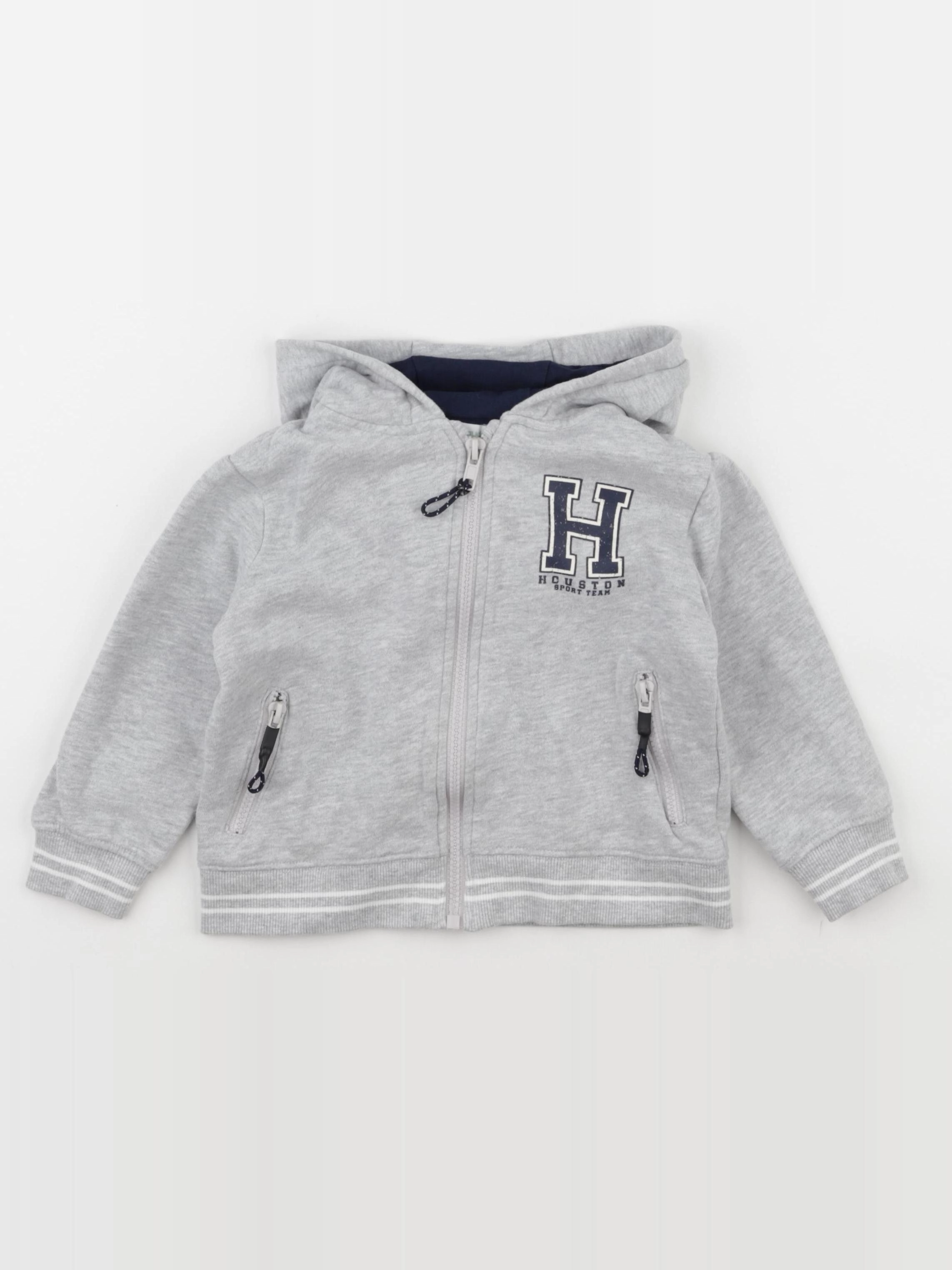 Vertbaudet - sweat gris - 3 ans