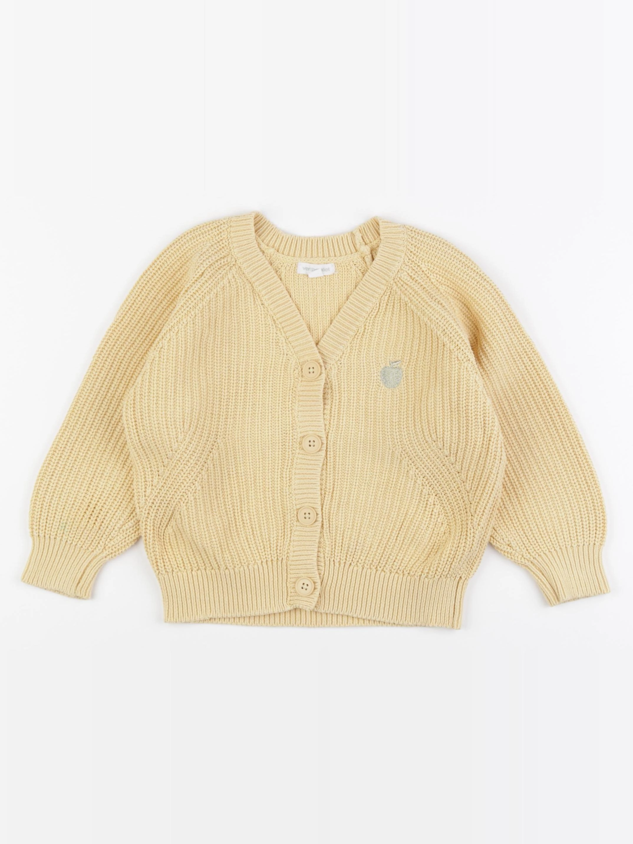 Vertbaudet - gilet jaune - 5 ans