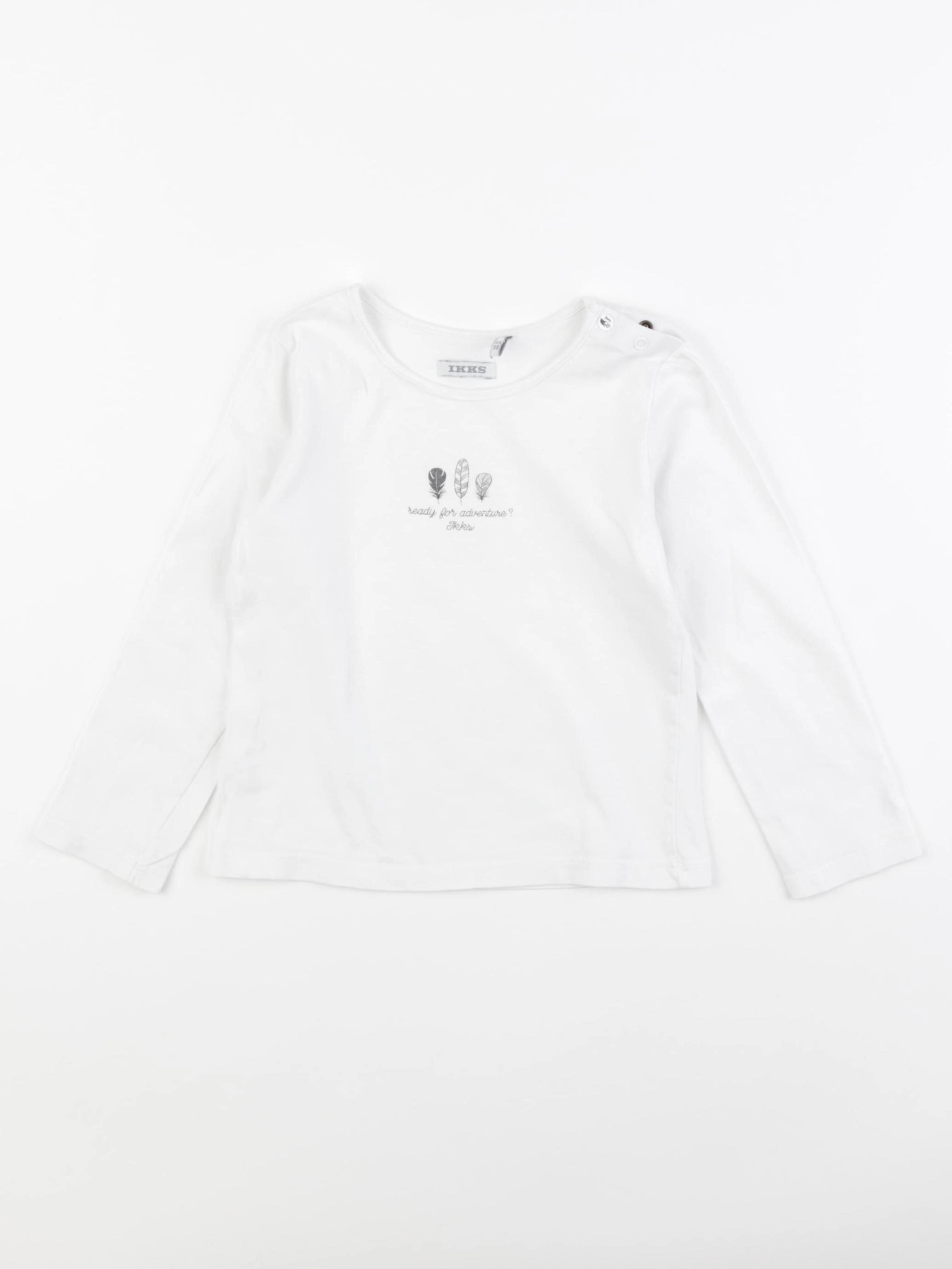 IKKS - tee-shirt blanc - 3 ans