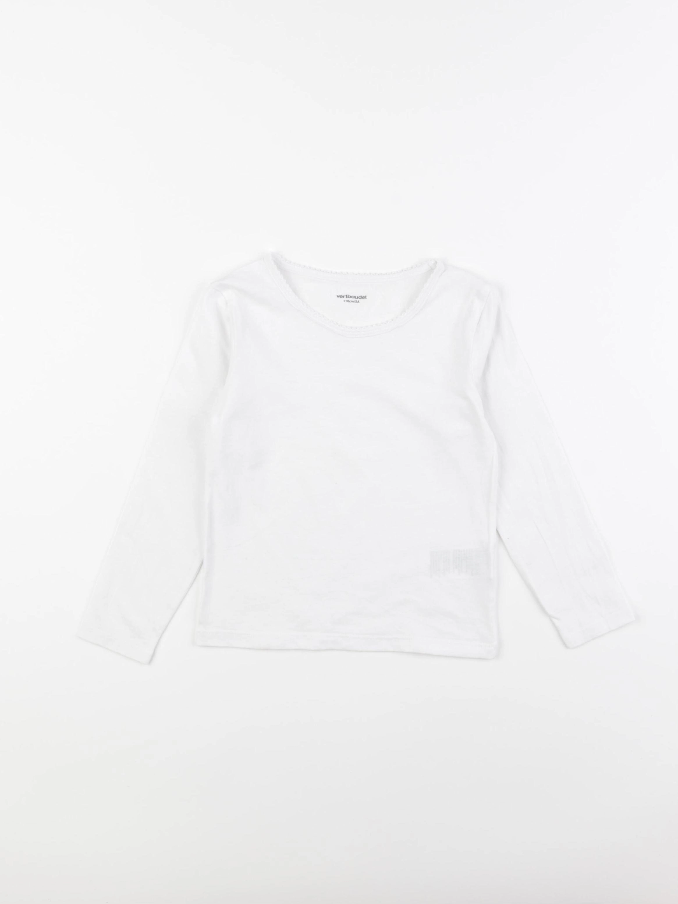 Vertbaudet - maillot de corps blanc - 5 ans