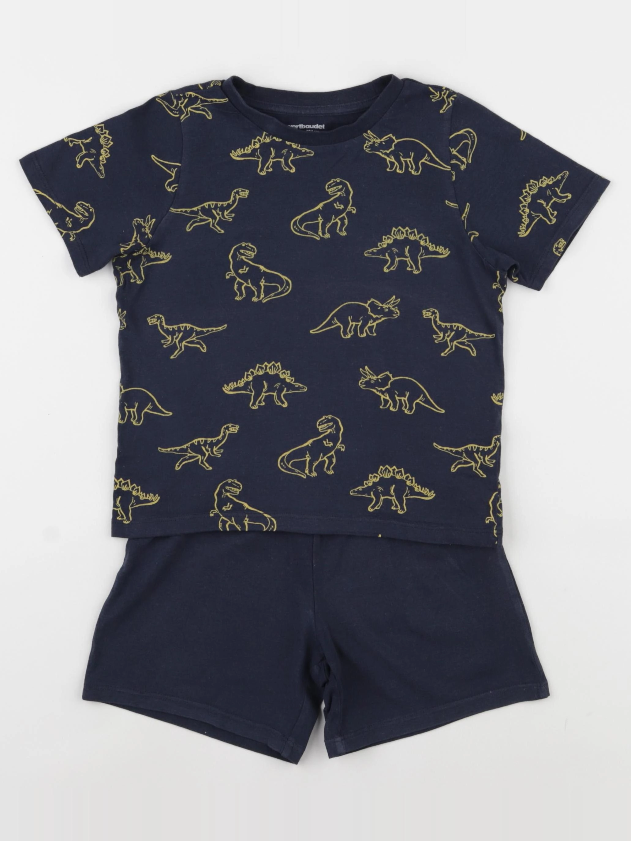 Vertbaudet - pyjama coton bleu - 4 ans