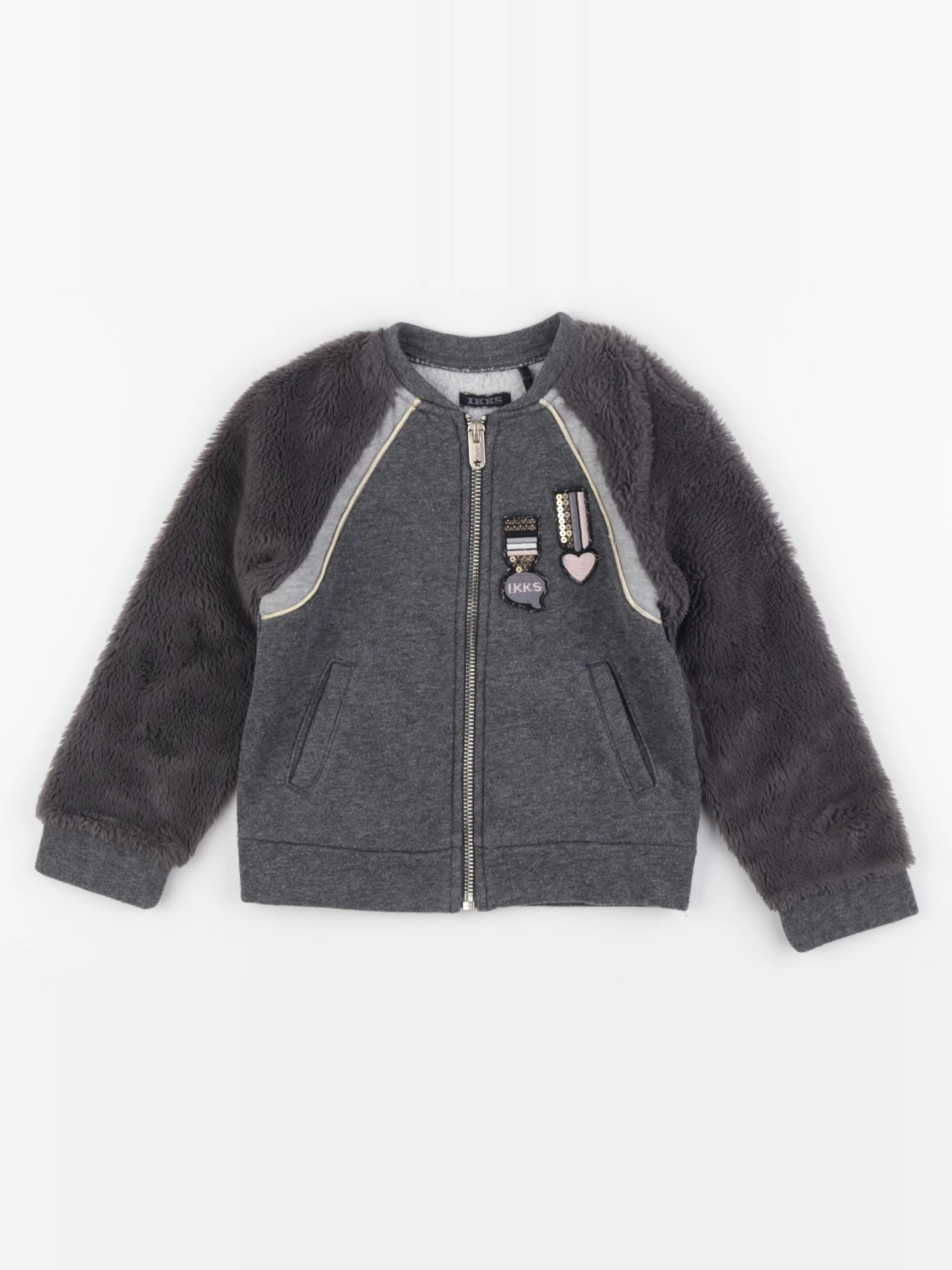 IKKS - gilet gris - 3 ans