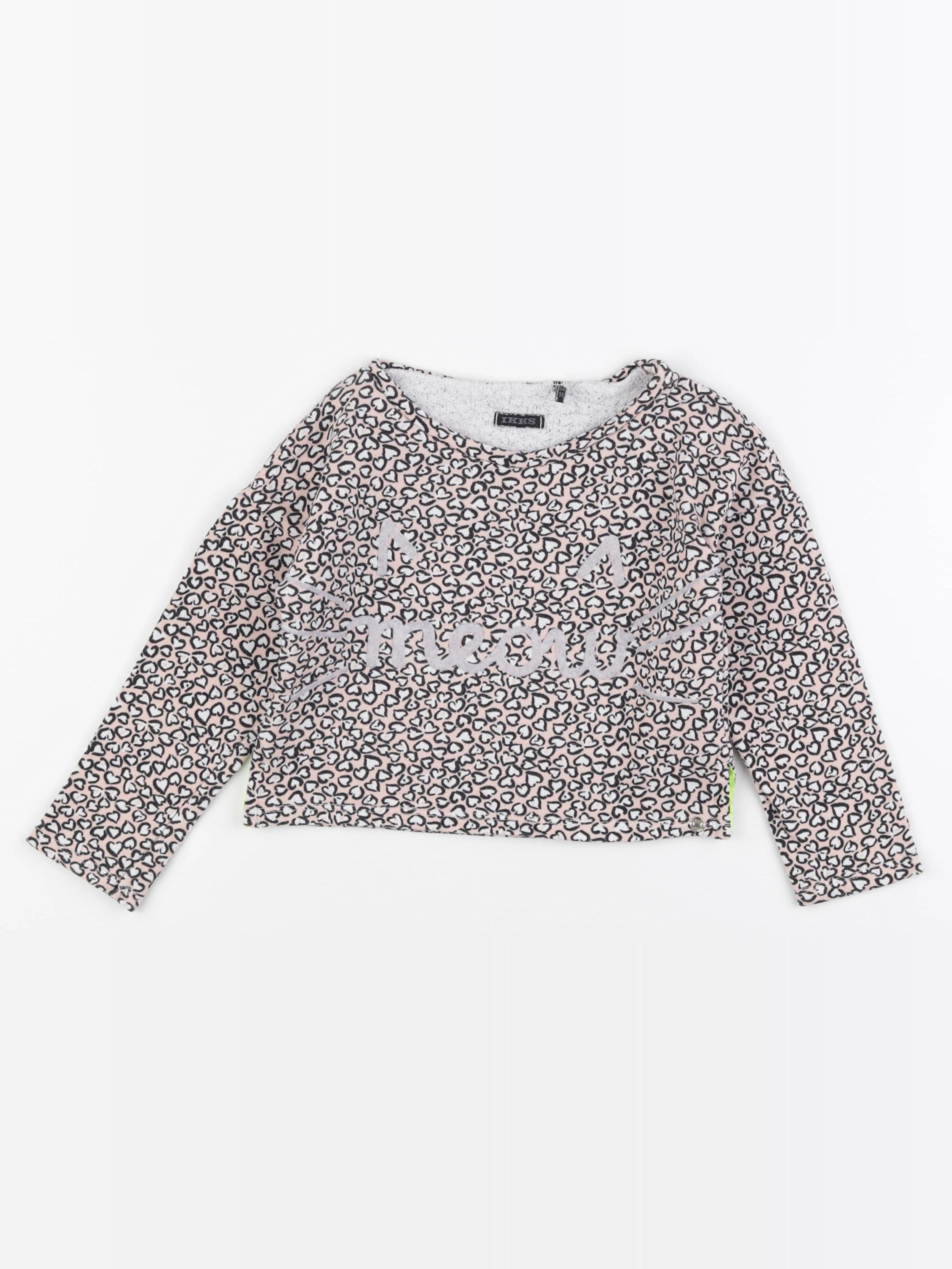 IKKS - sweat rose - 3 ans