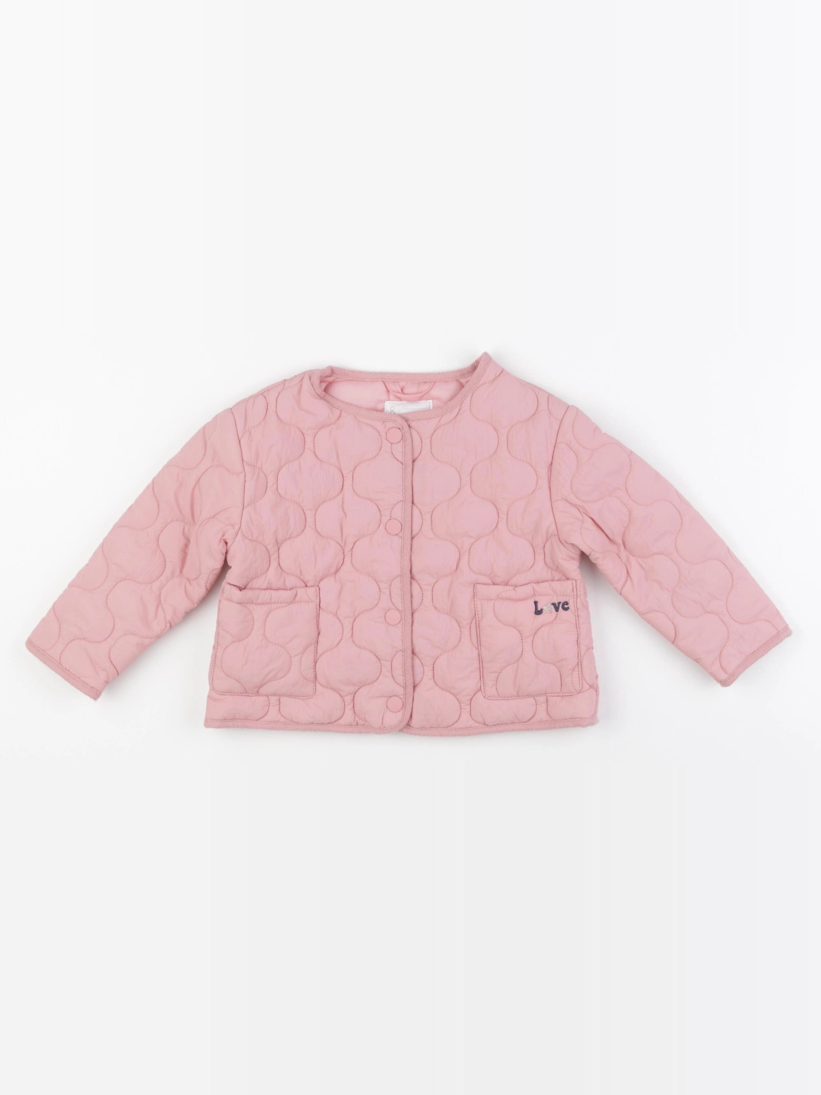 Vertbaudet - doudoune rose - 3 ans