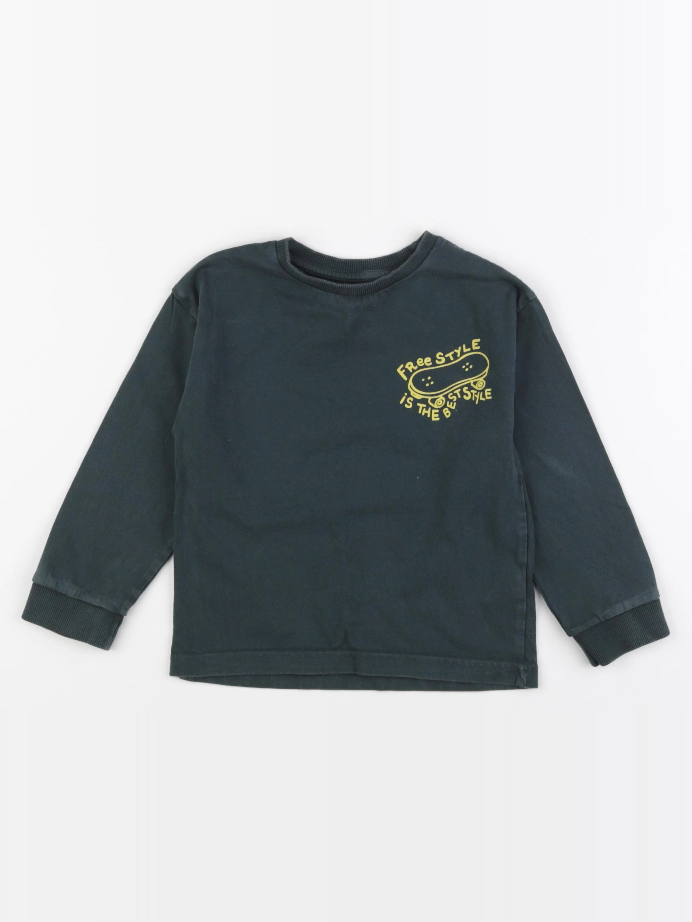 Vertbaudet - tee-shirt vert - 5 ans