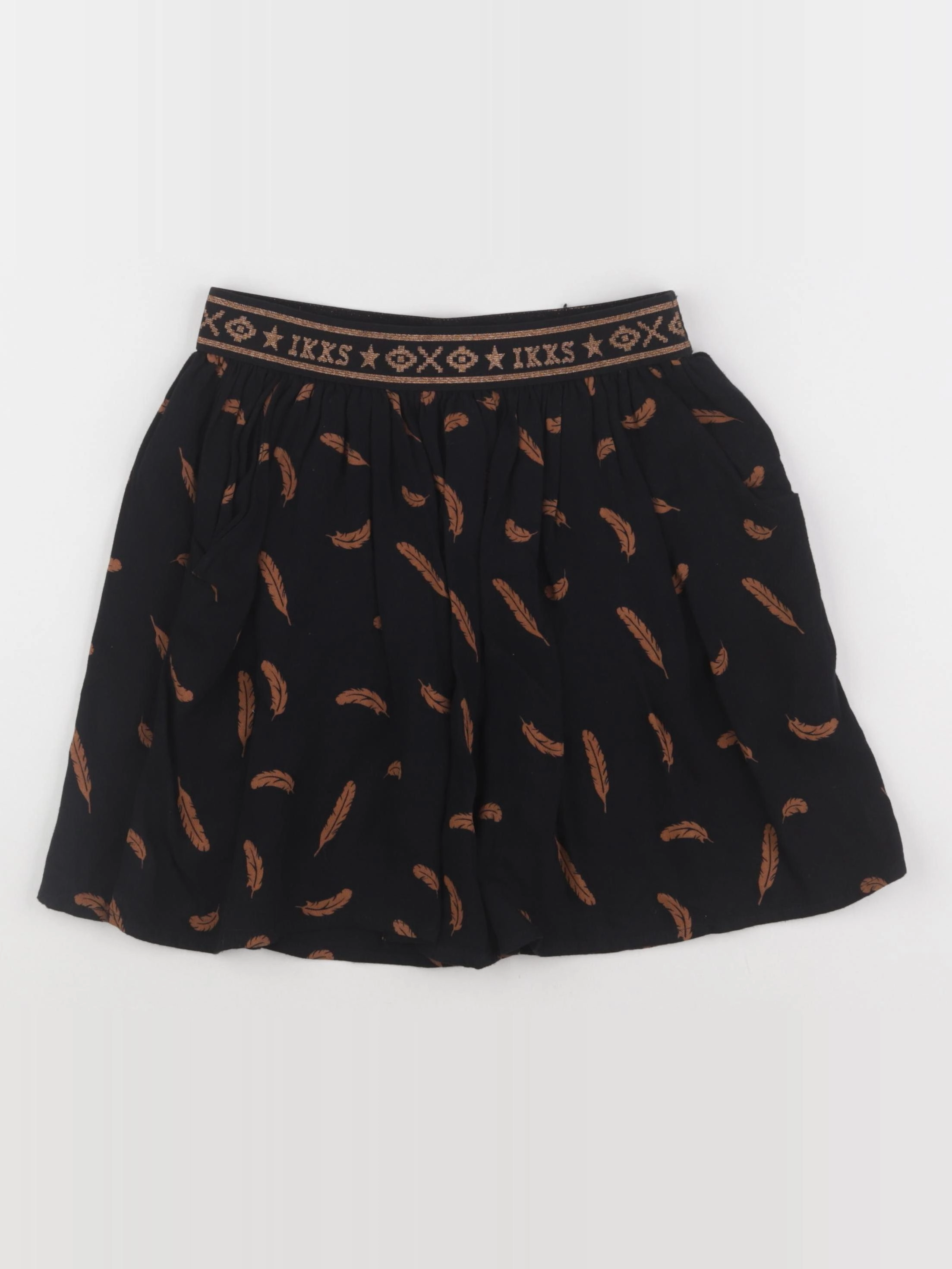 IKKS - jupe marron, noir - 12 ans