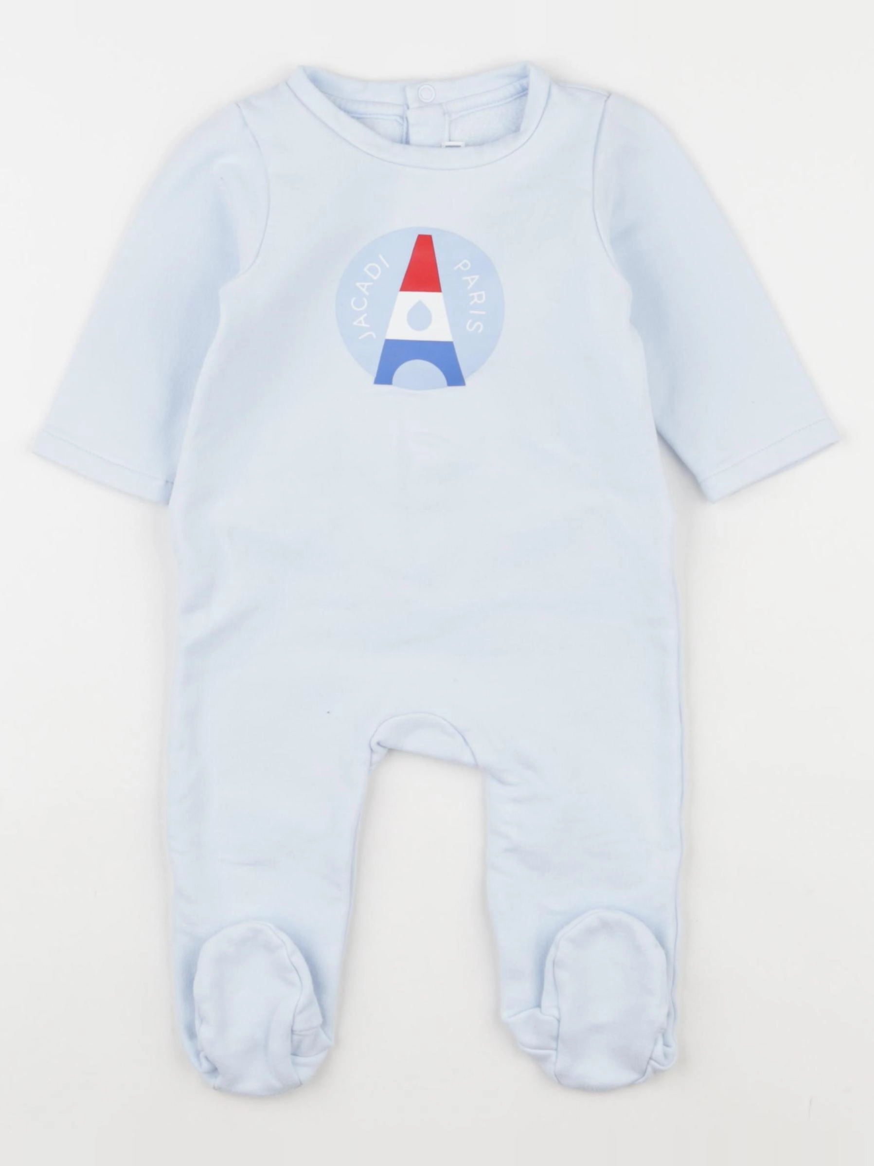 Jacadi - pyjama coton bleu - 6 mois