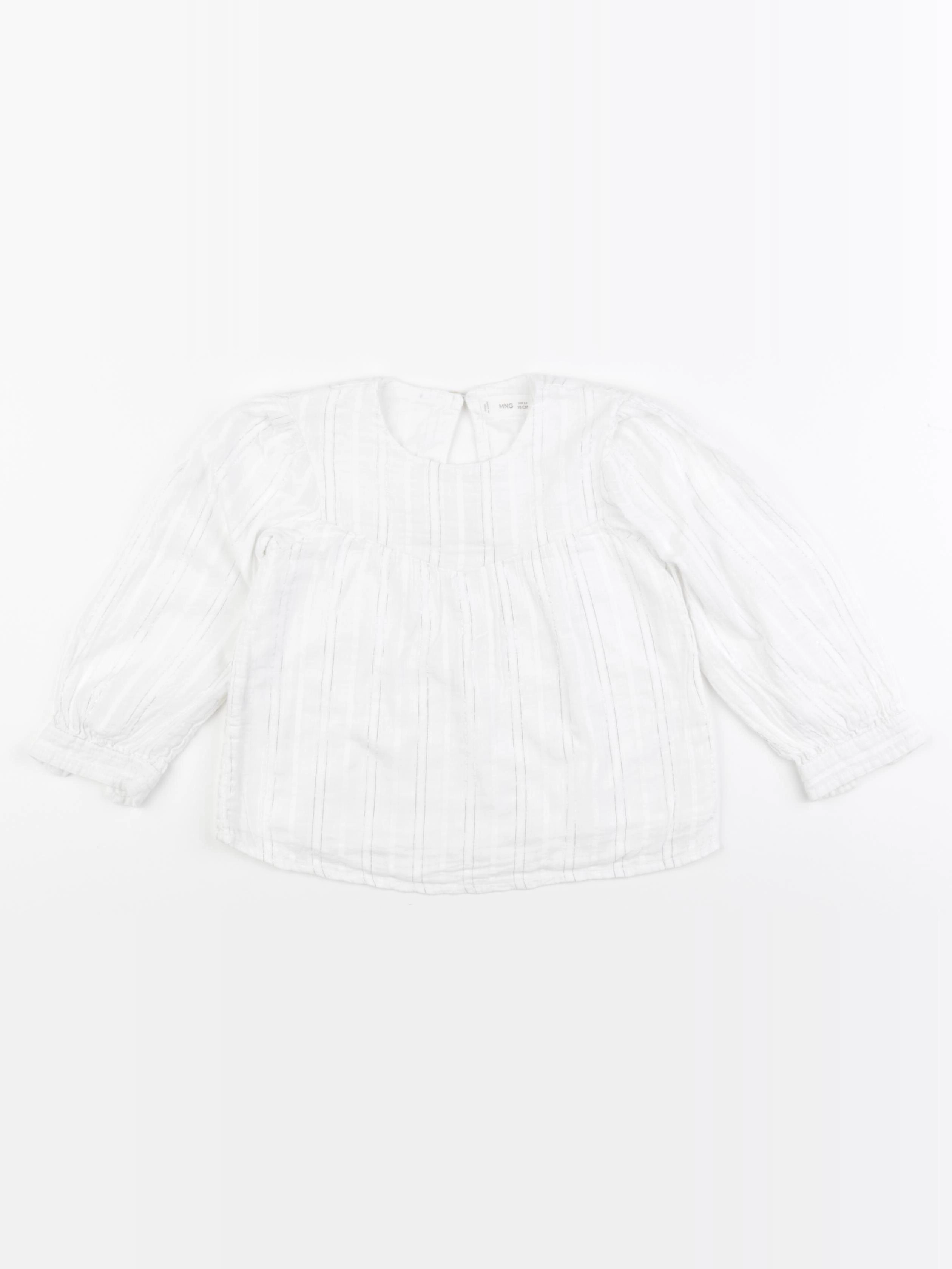Mango - blouse blanc - 2/3 ans