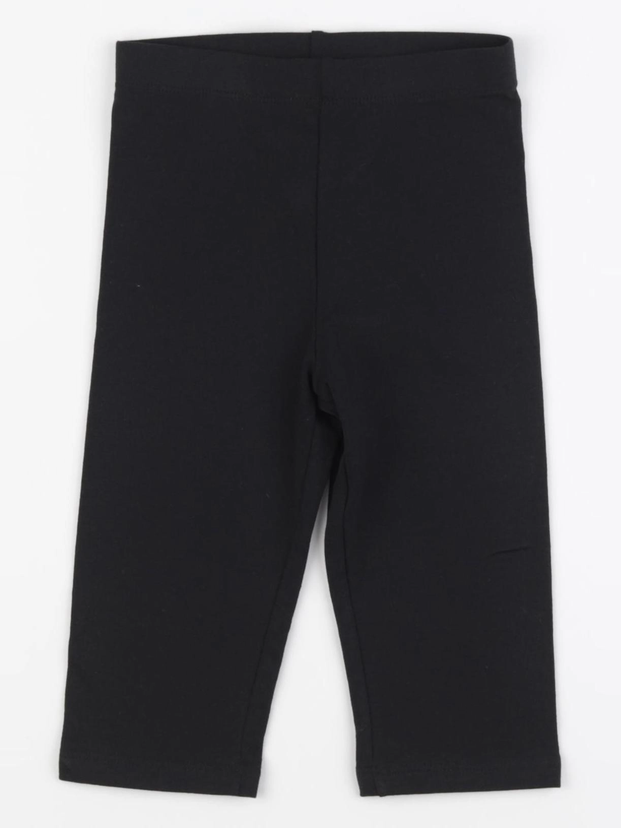Vertbaudet - legging court noir - 4 ans