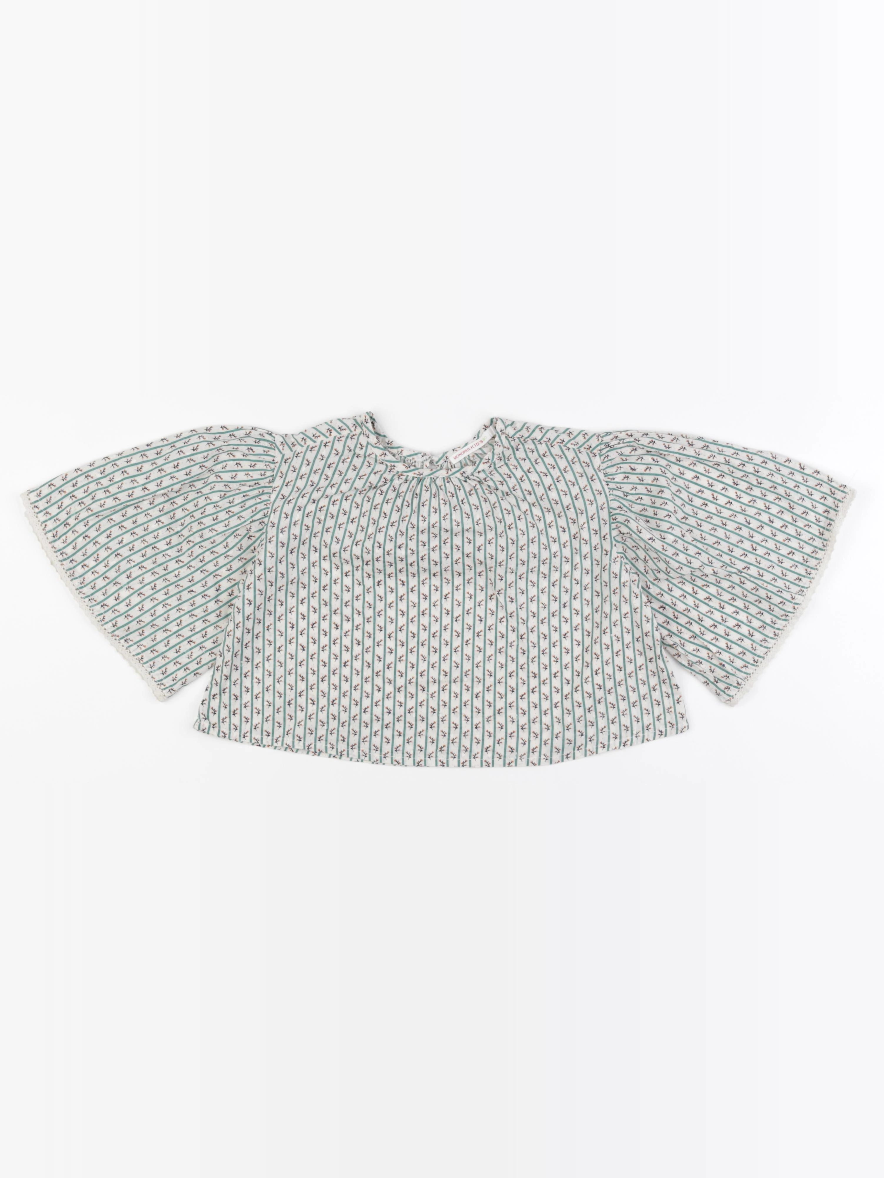 Monoprix - blouse vert - 3 ans