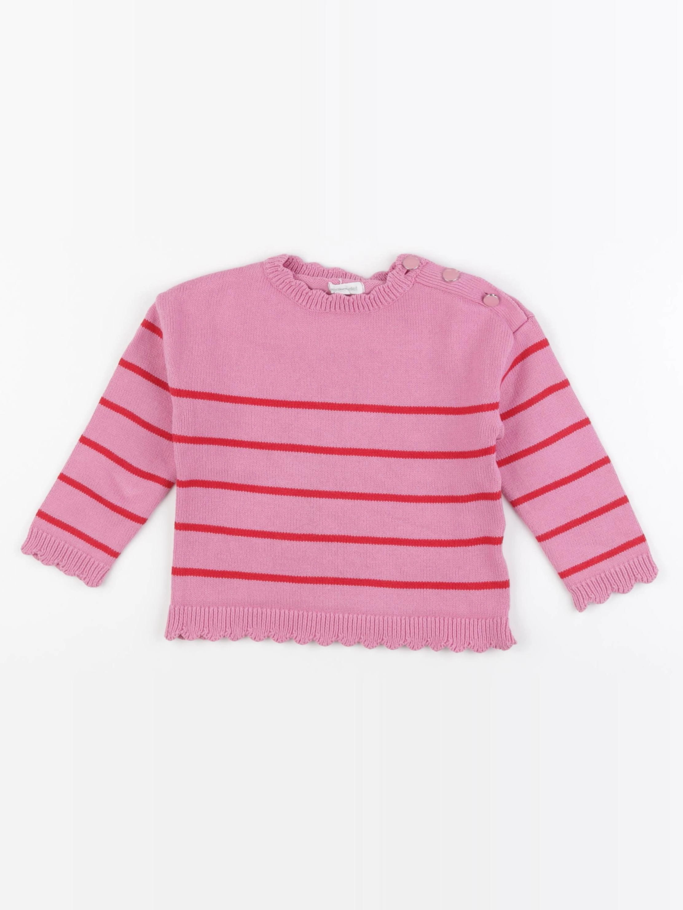Vertbaudet - pull rose - 3 ans