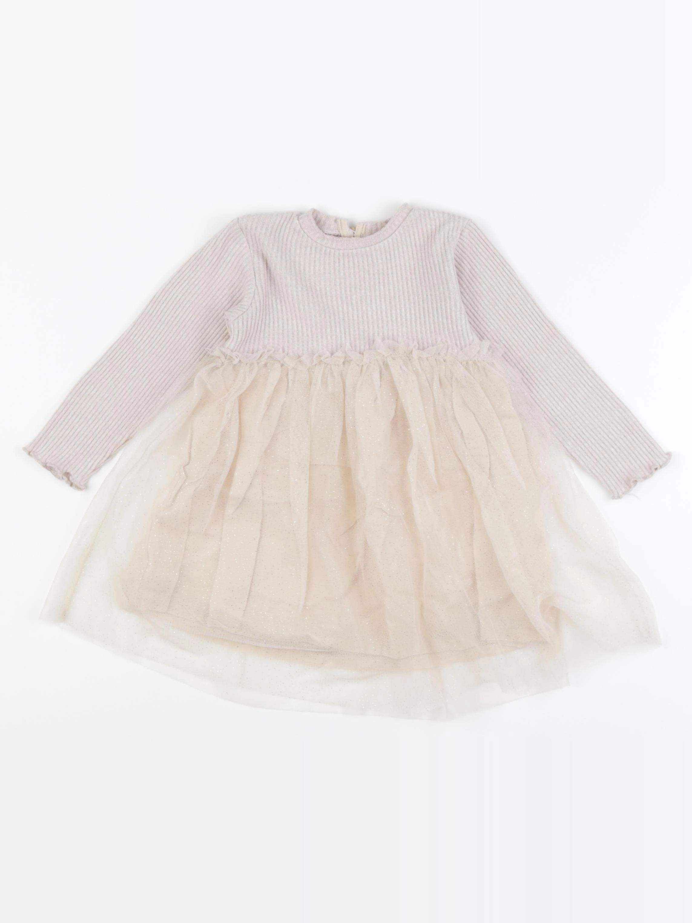 Zara - robe beige - 12/18 mois