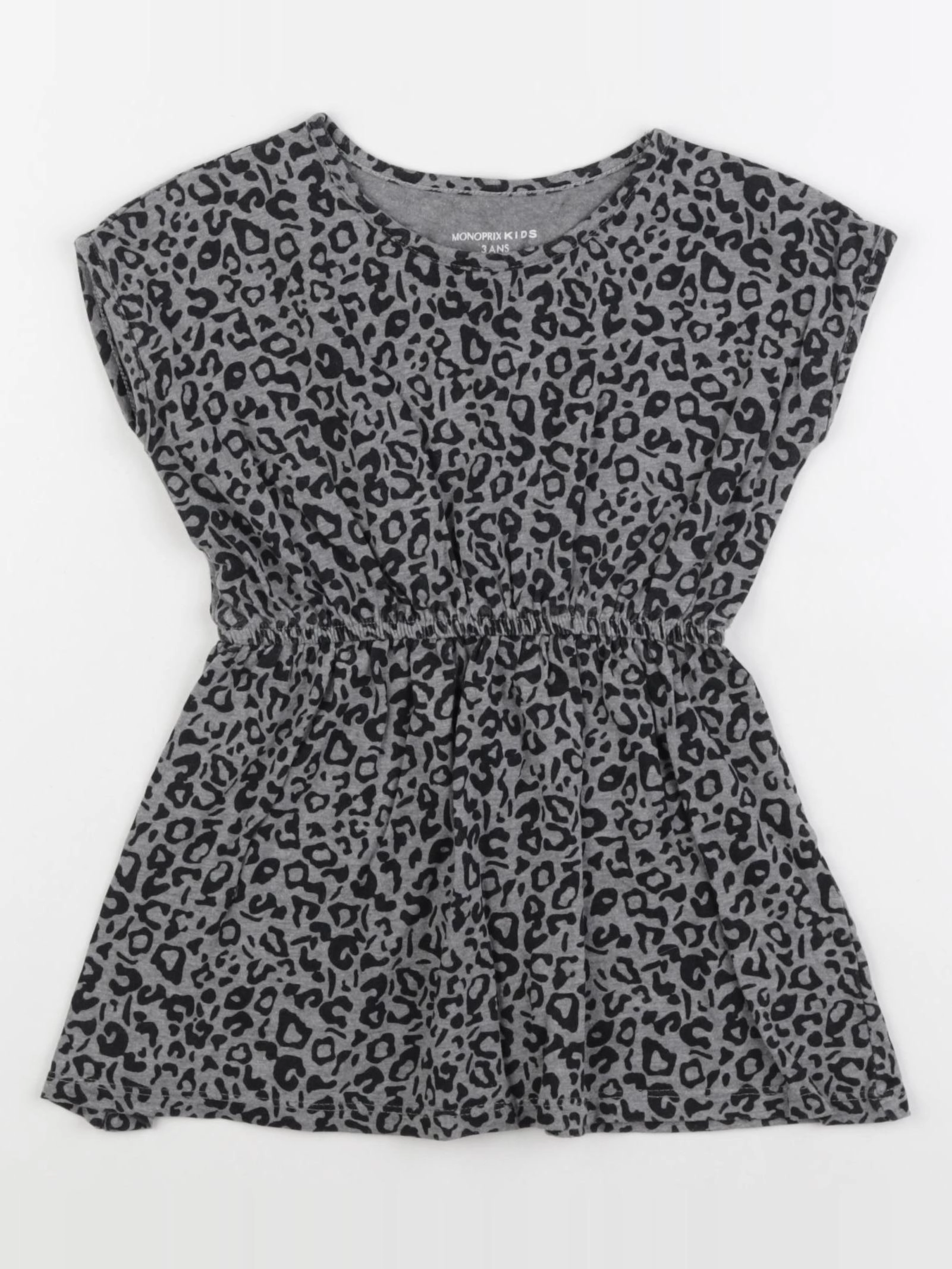 Monoprix - robe gris - 3 ans