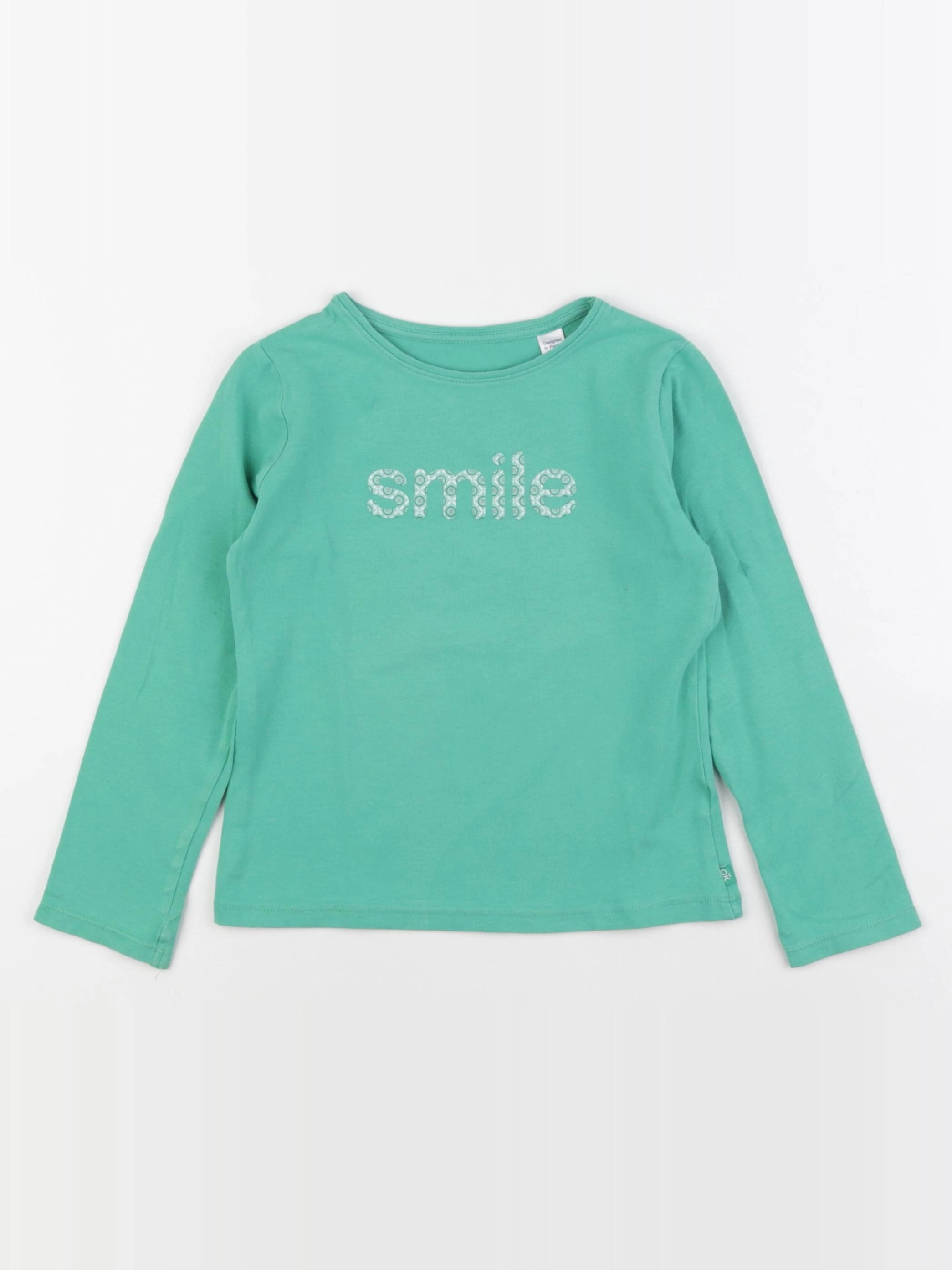 Okaidi - tee-shirt vert - 6 ans