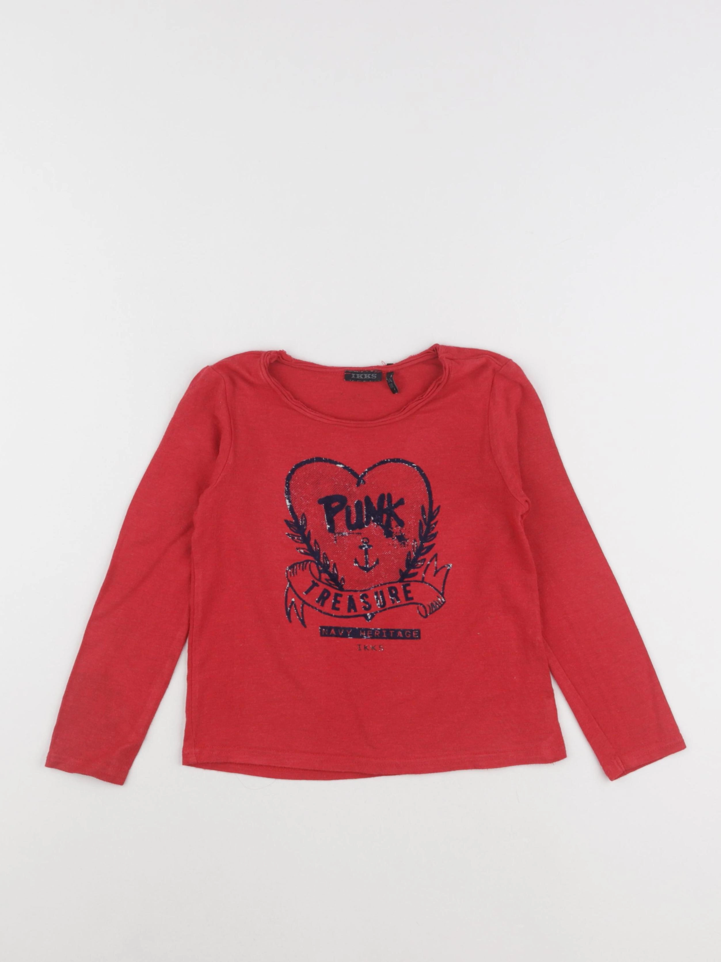 IKKS - tee-shirt rouge - 5 ans