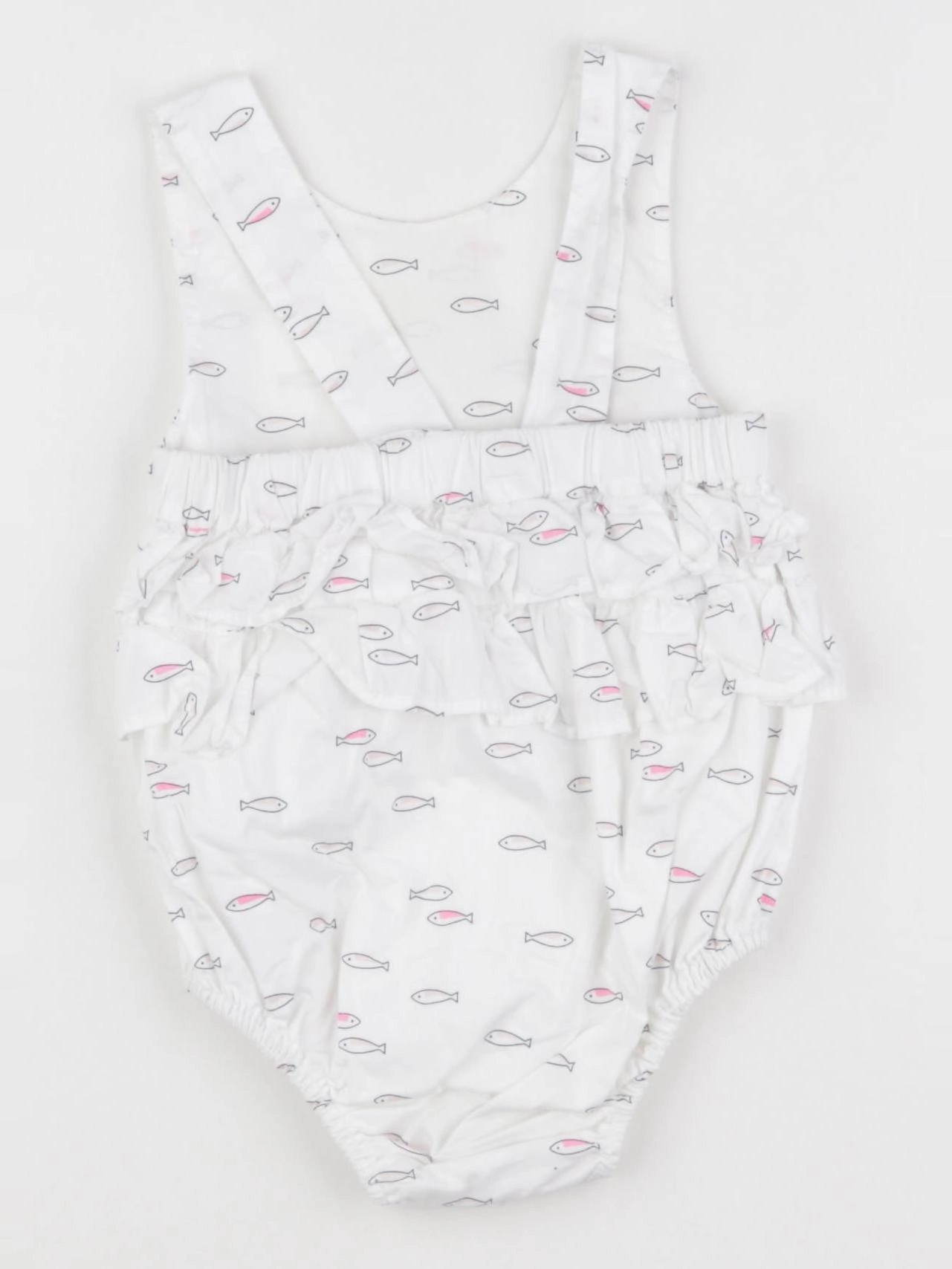 Jacadi - combinaison blanc - 6 mois