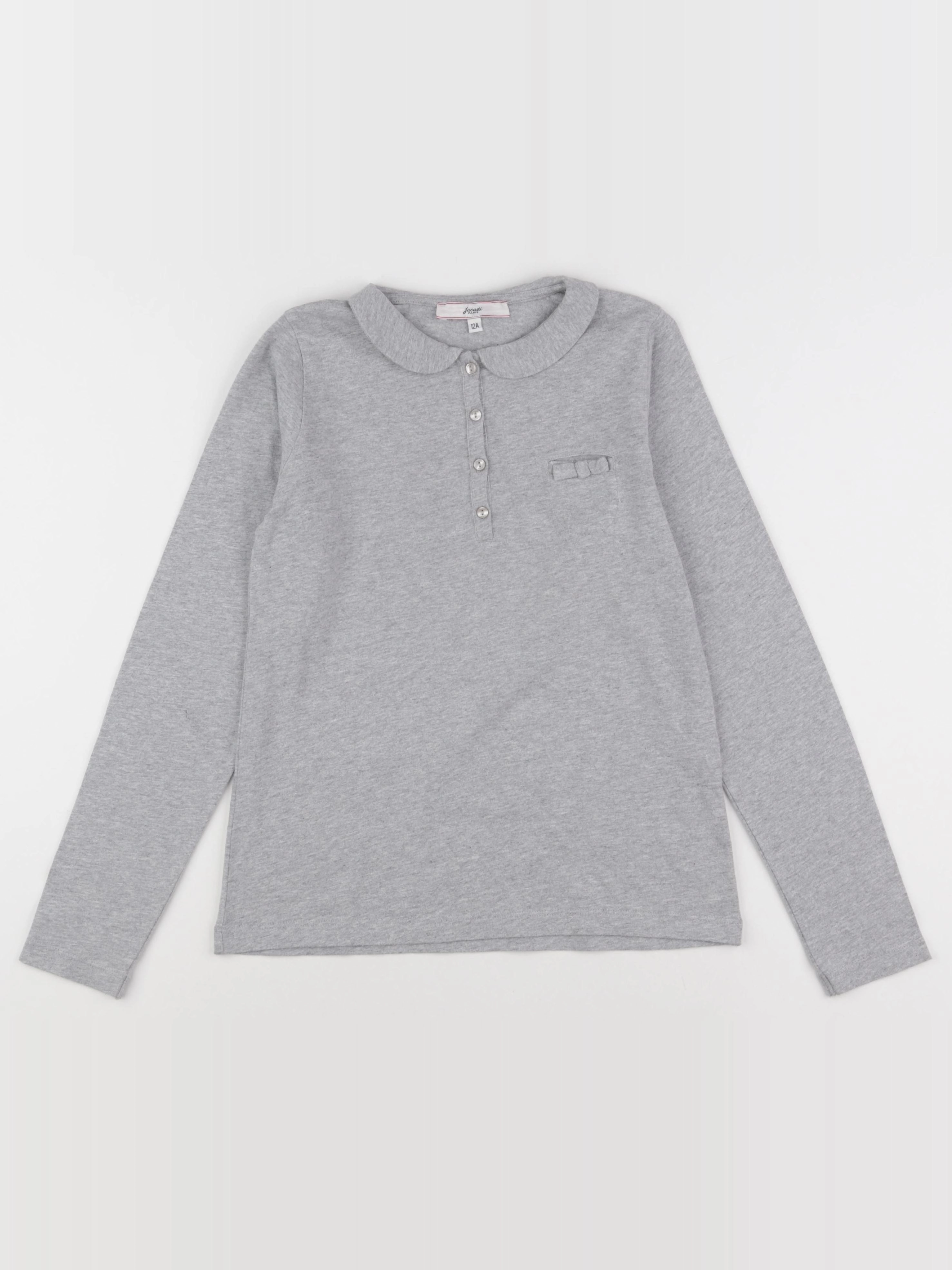 Jacadi - polo gris - 12 ans