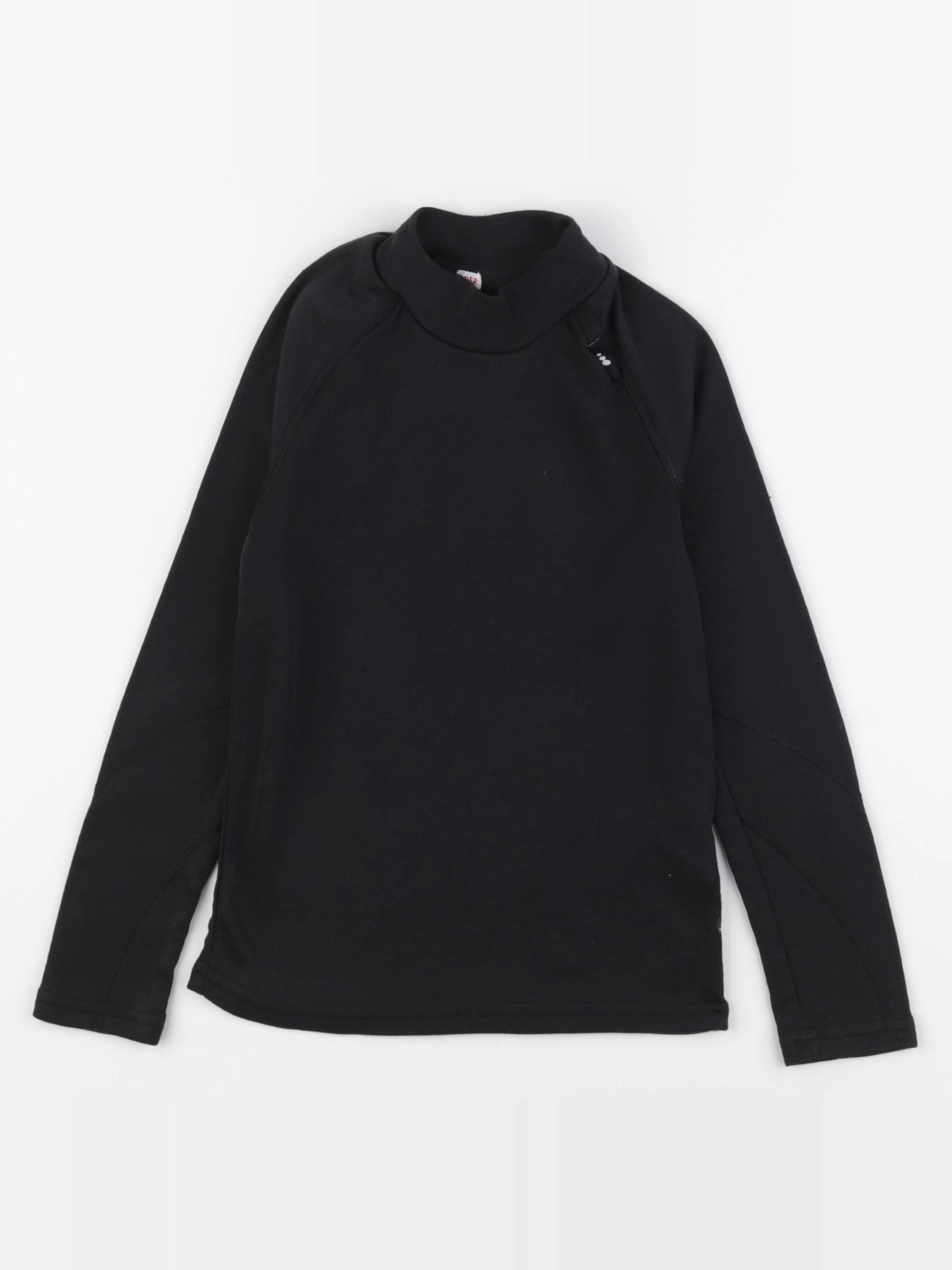 Decathlon ski - tee-shirt technique noir - 10 ans